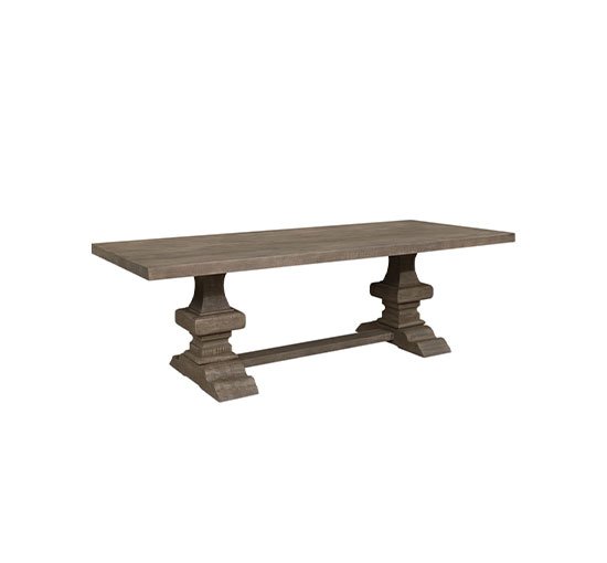 null - Paris Dining Table Pebbles Grey