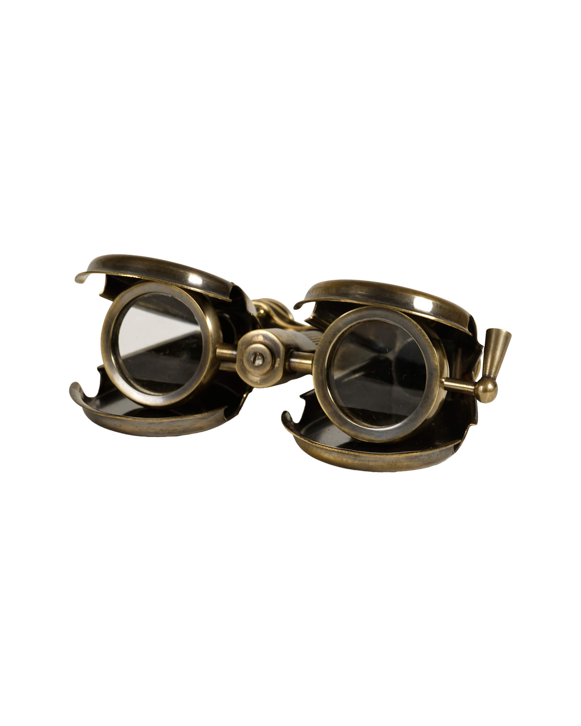 Fällbar kikare med lock