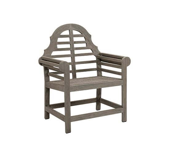 null - Vintage Armchair Charcoal