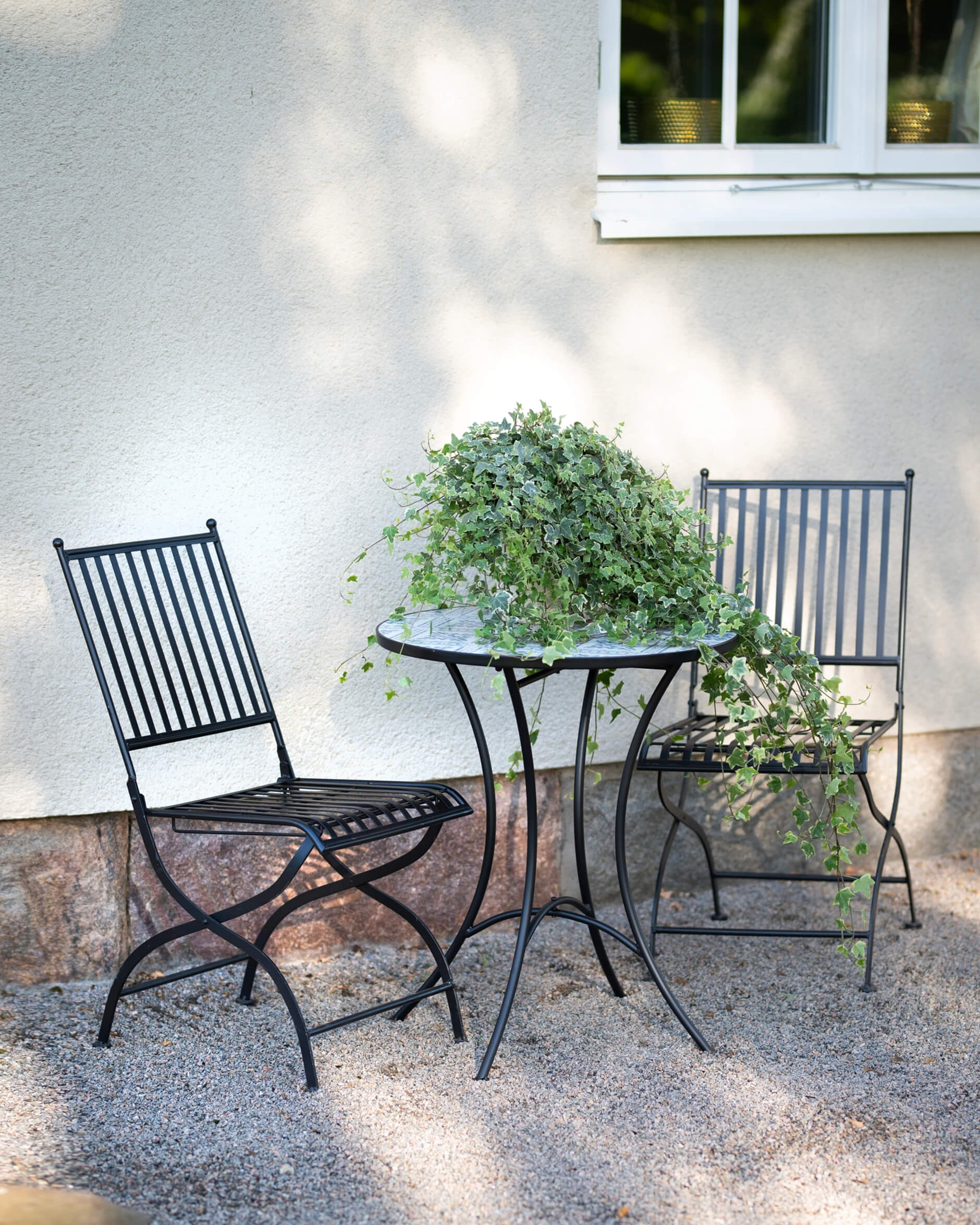 Toscana bord blå/vit