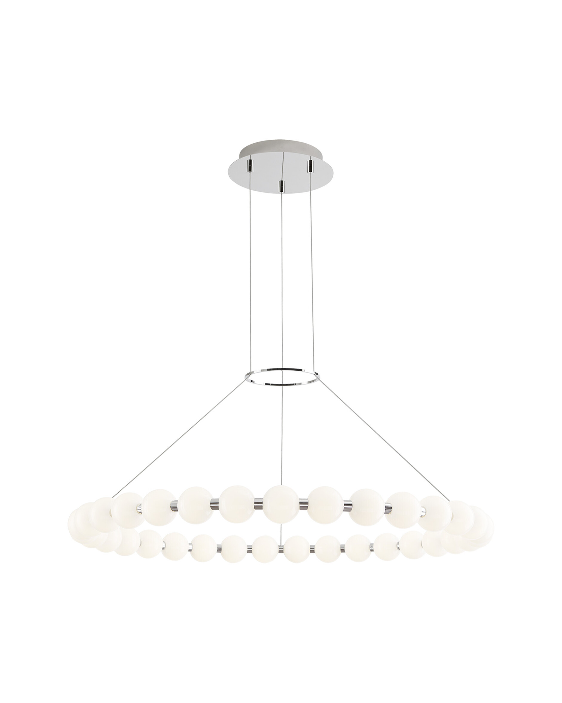 Orbet 36 Chandelier Nickel