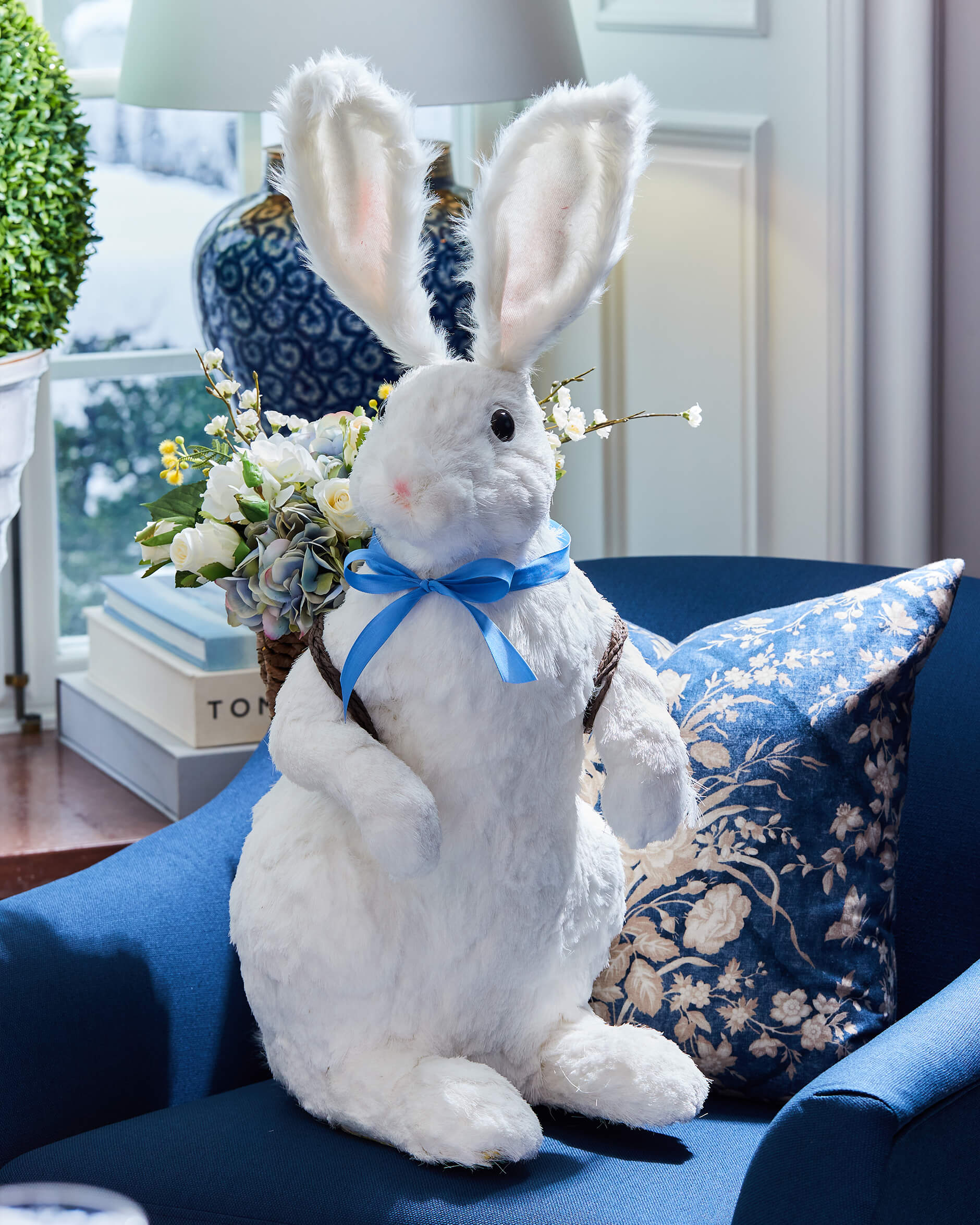 Harry paashaas wit 90 cm