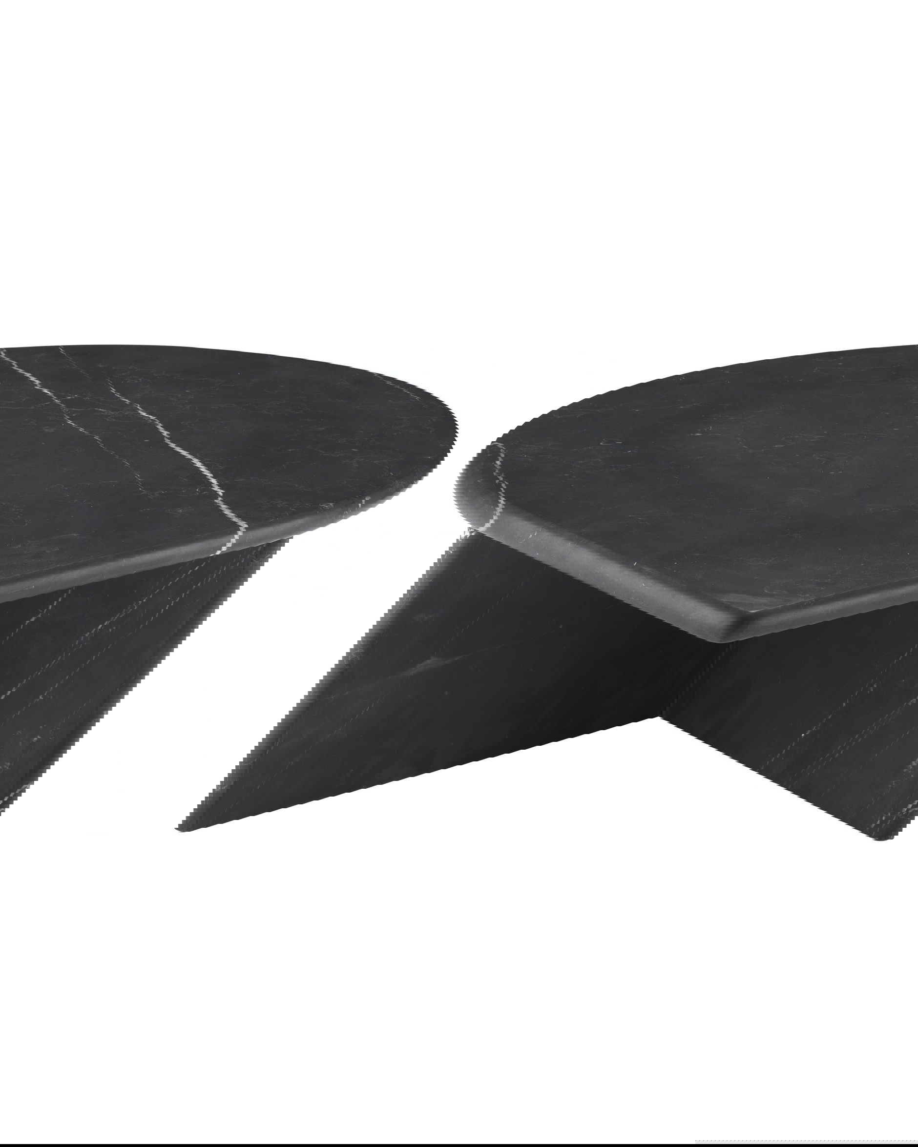 Naples satsbord marmor svart