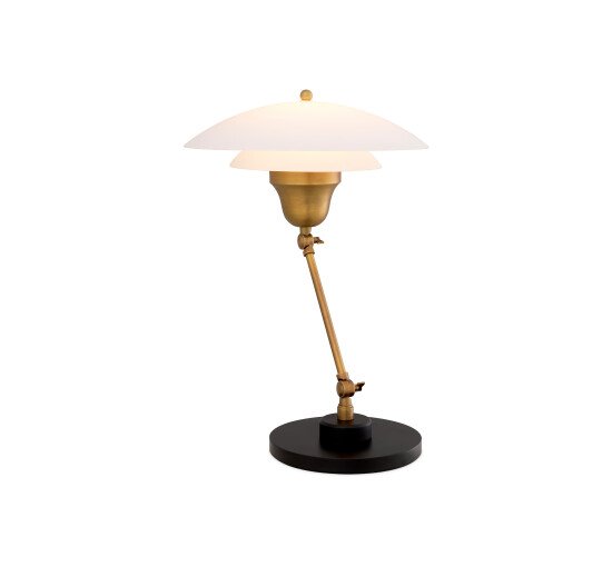 Novento table lamp antique brass