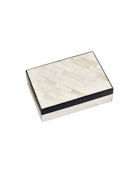 Celestia opbevaringsæske råhvid