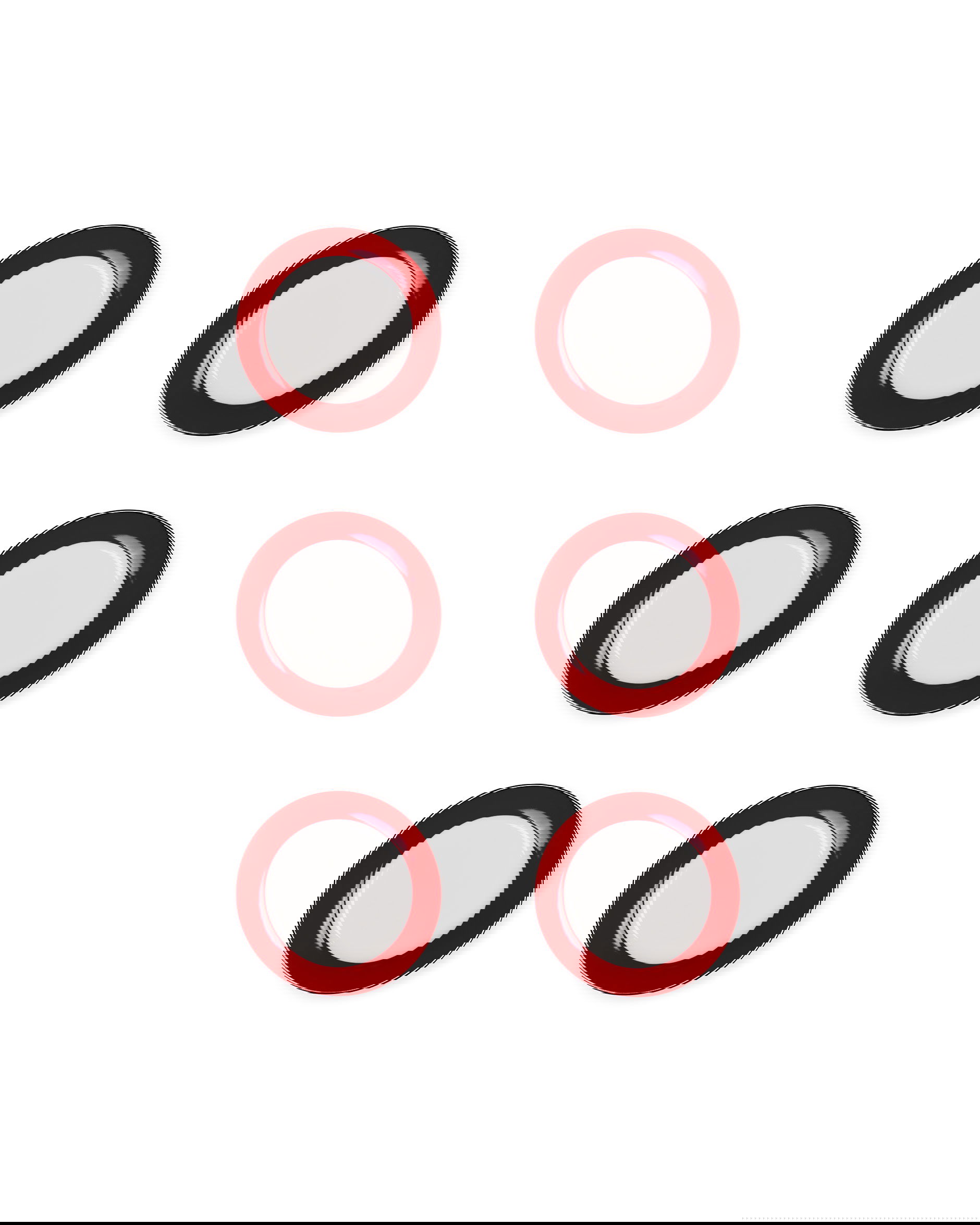 Audley Deep Red Side Plate 6-pack