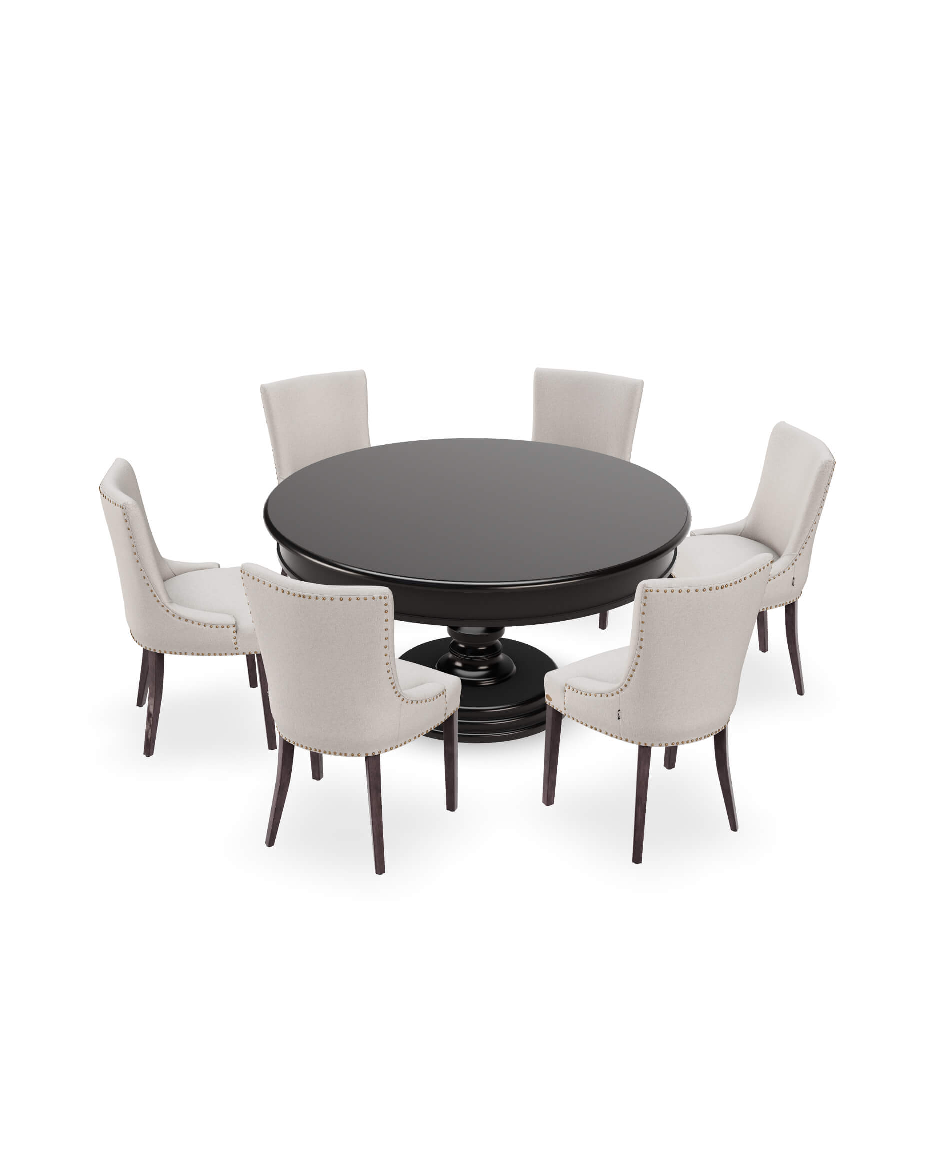 Cardiff matbord med Hudson matstol sand