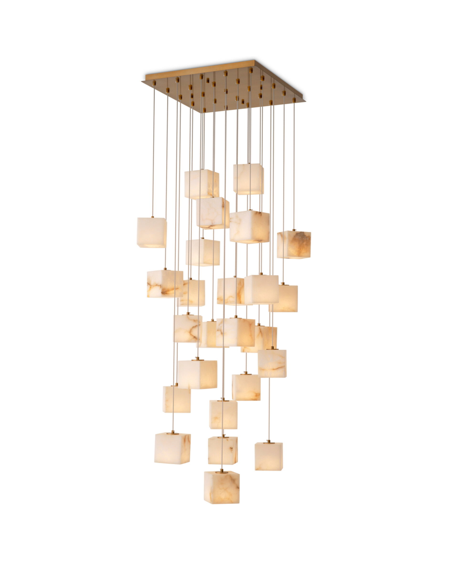 Duboce Chandelier Vintage Brass