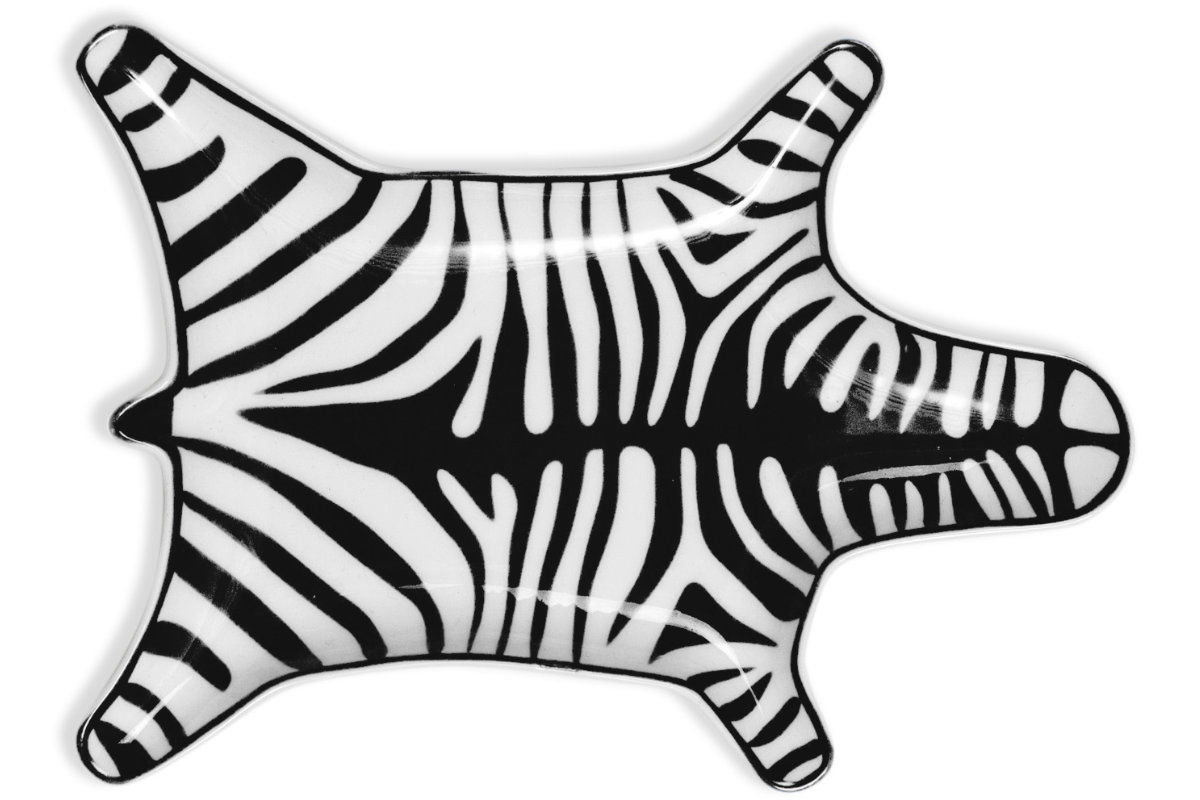 Zebra fat svart