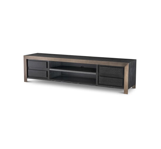 Charcoal grey - Talbot TV Cabinet Washed Oak