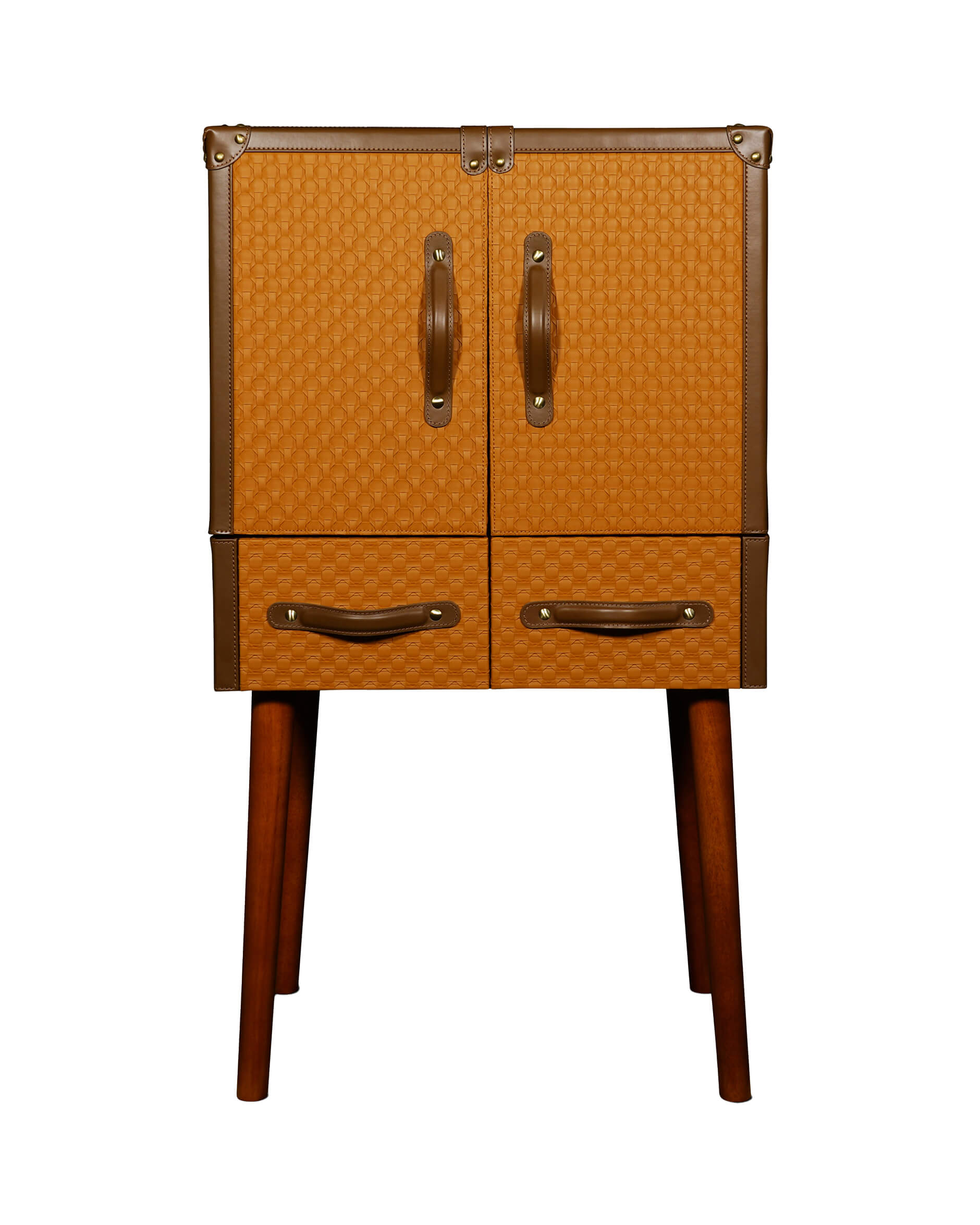 Belle Epoque barskåp brun