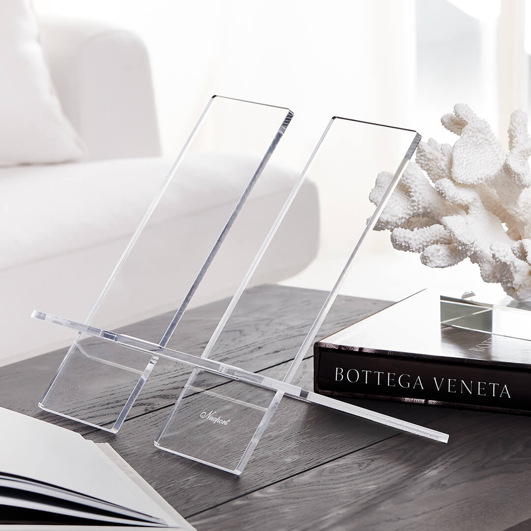 Book Display Stand Transparent Vertical