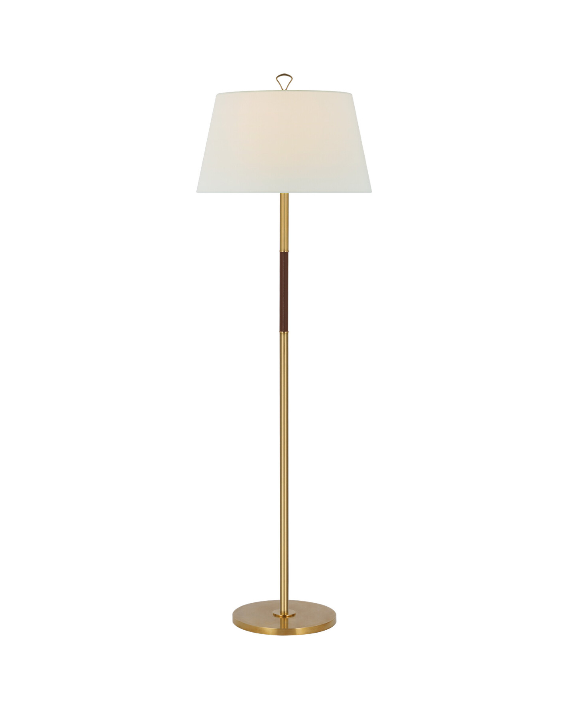 Griffin Floor Lamp  Antique Brass L