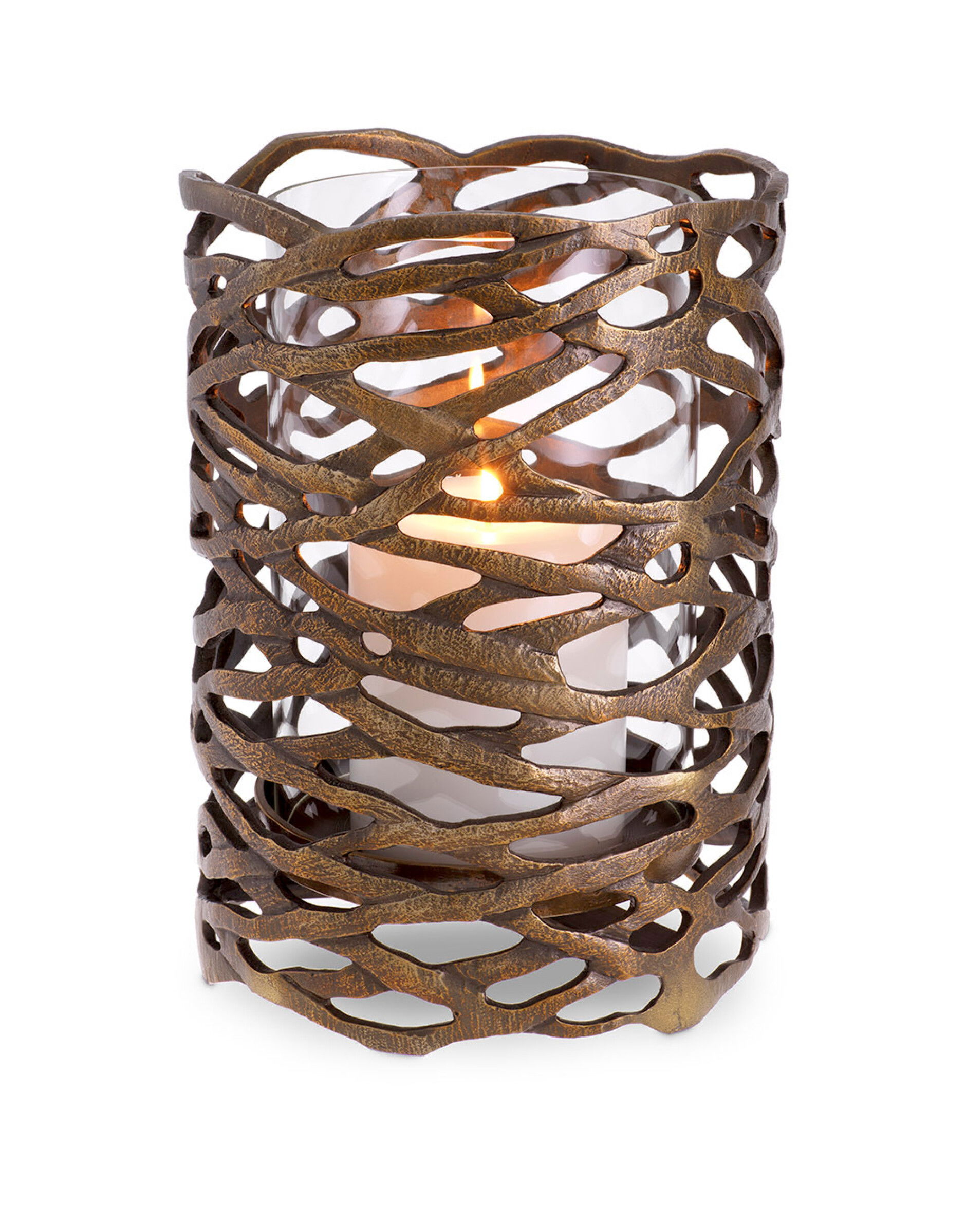 Lanai Hurricane Vintage Brass