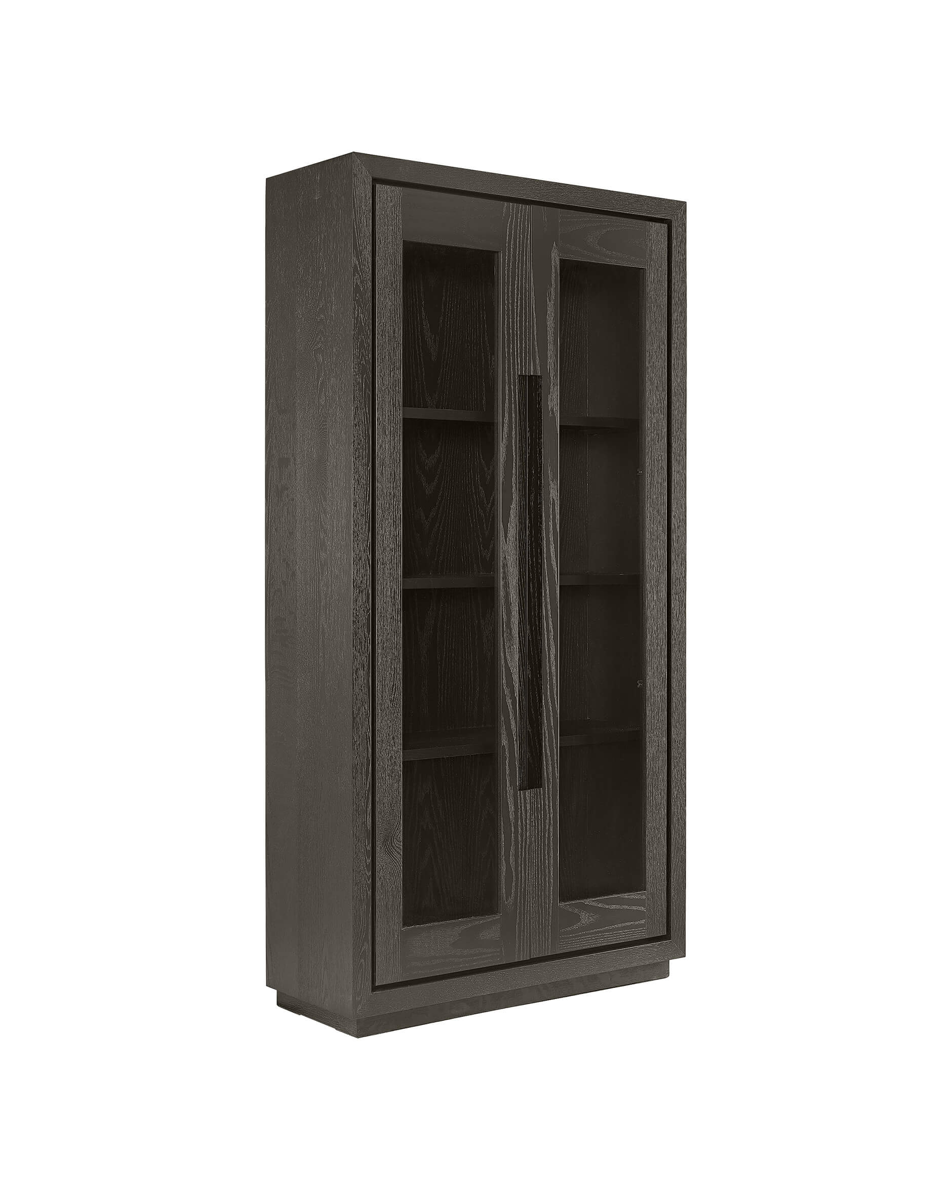 Hunter vitrinskåp mörkgrå