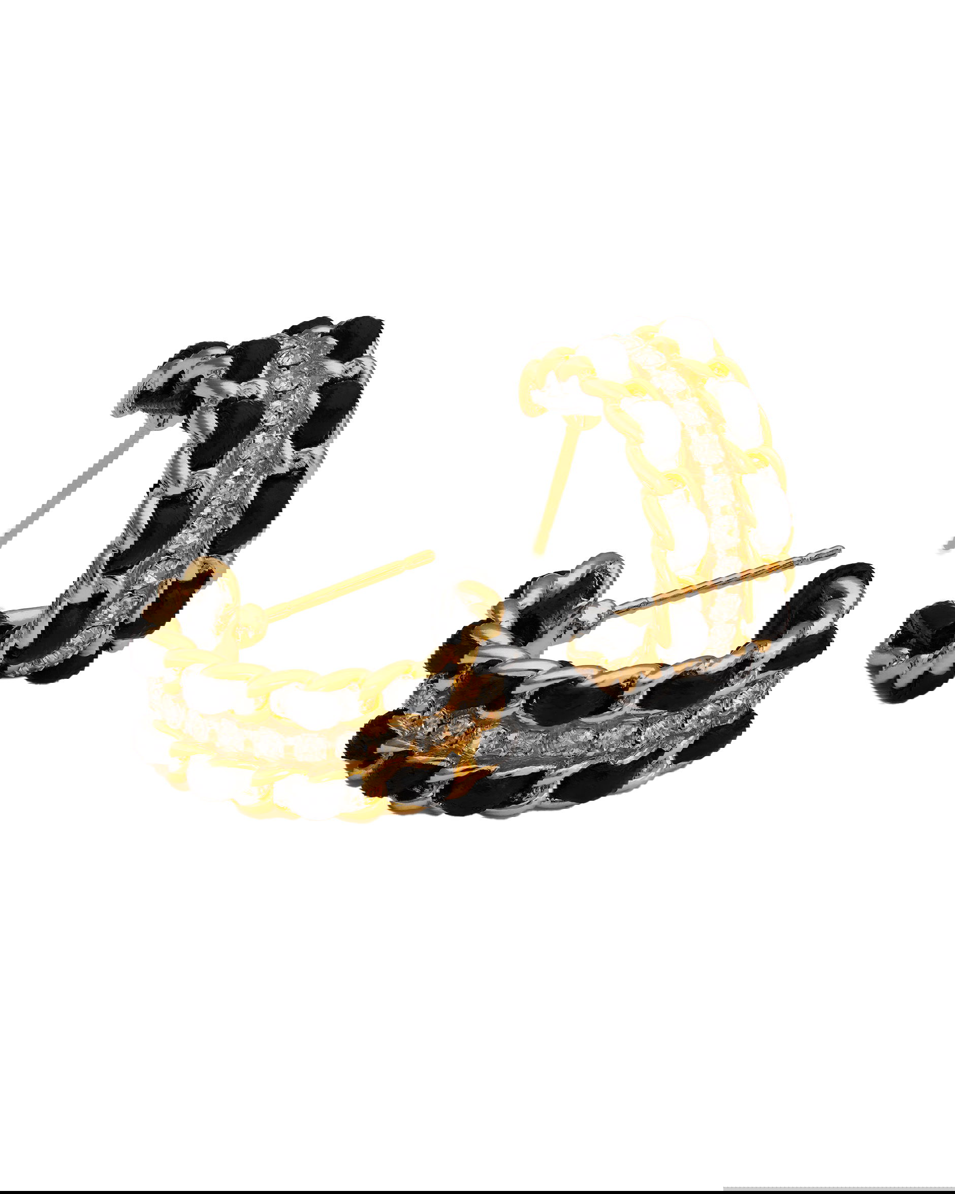 Coco Hoops Ohrringe Jet