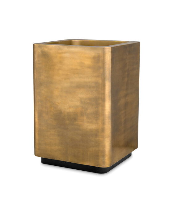 Jasper Planter Vintage Brass