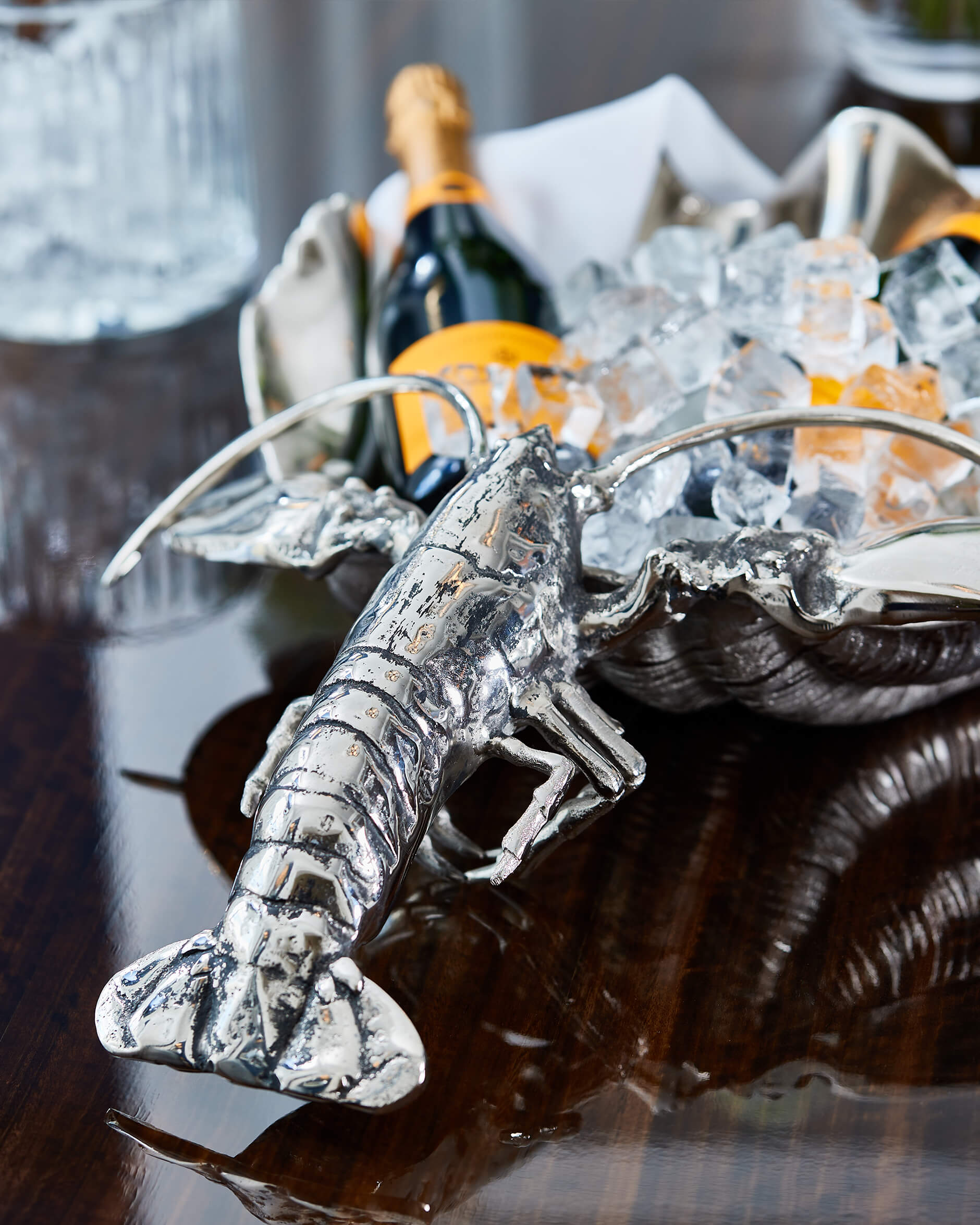 Hummer snäckfat silver