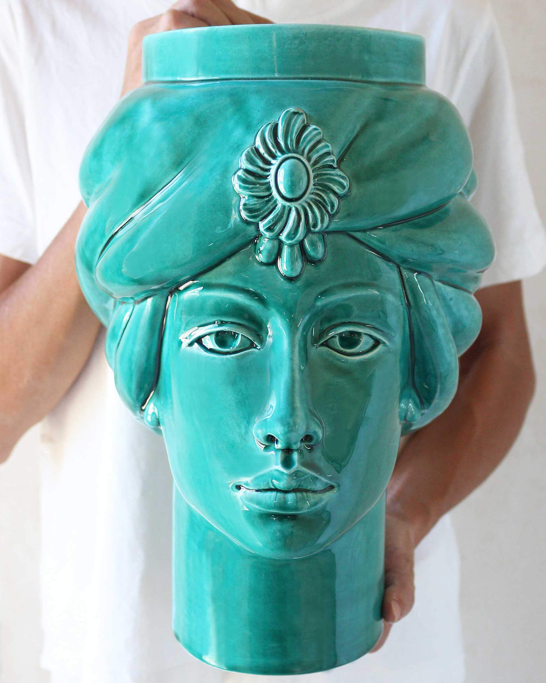 Testa di Moro donna smaragdgrön