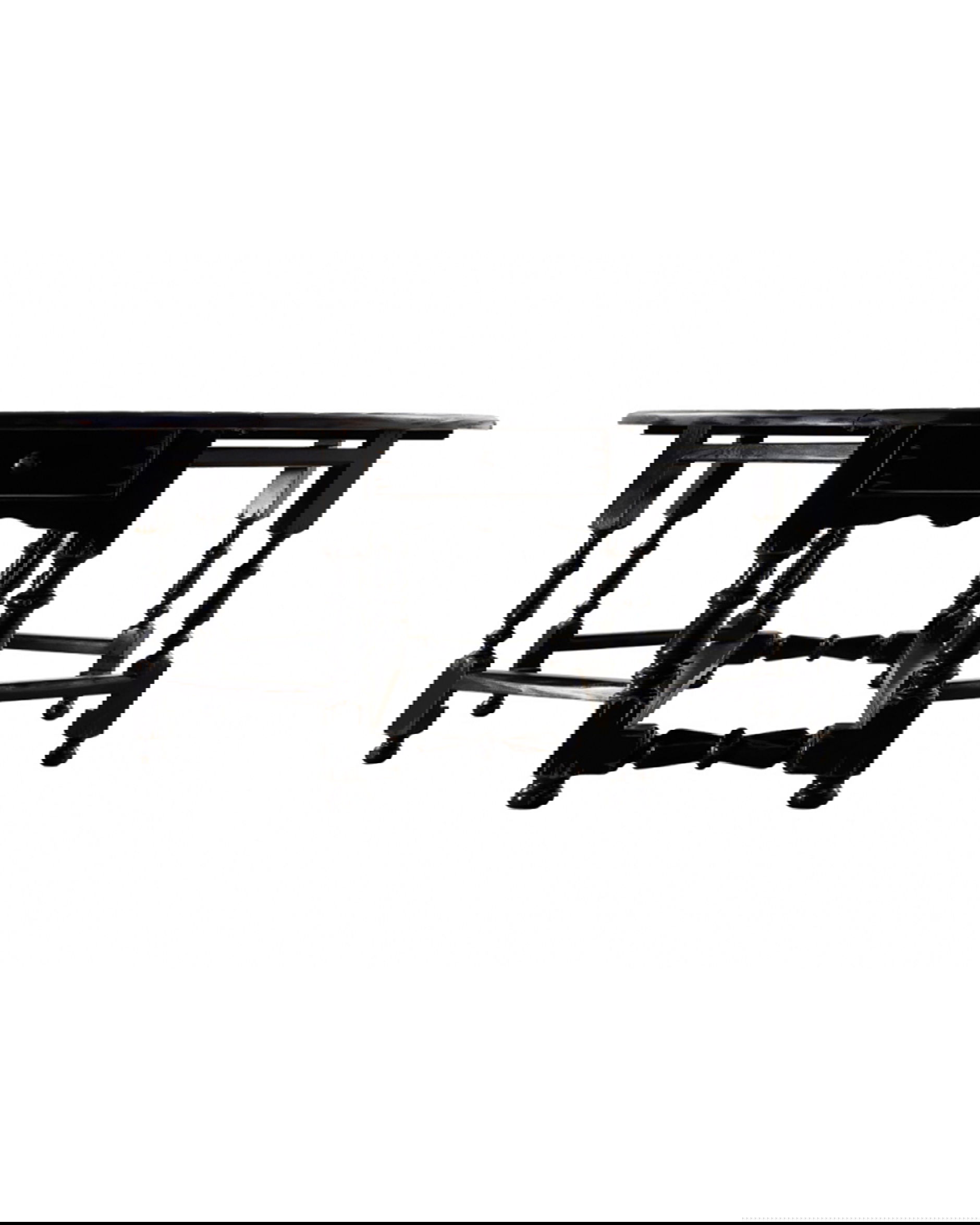 Balmoral matbord svart 200cm