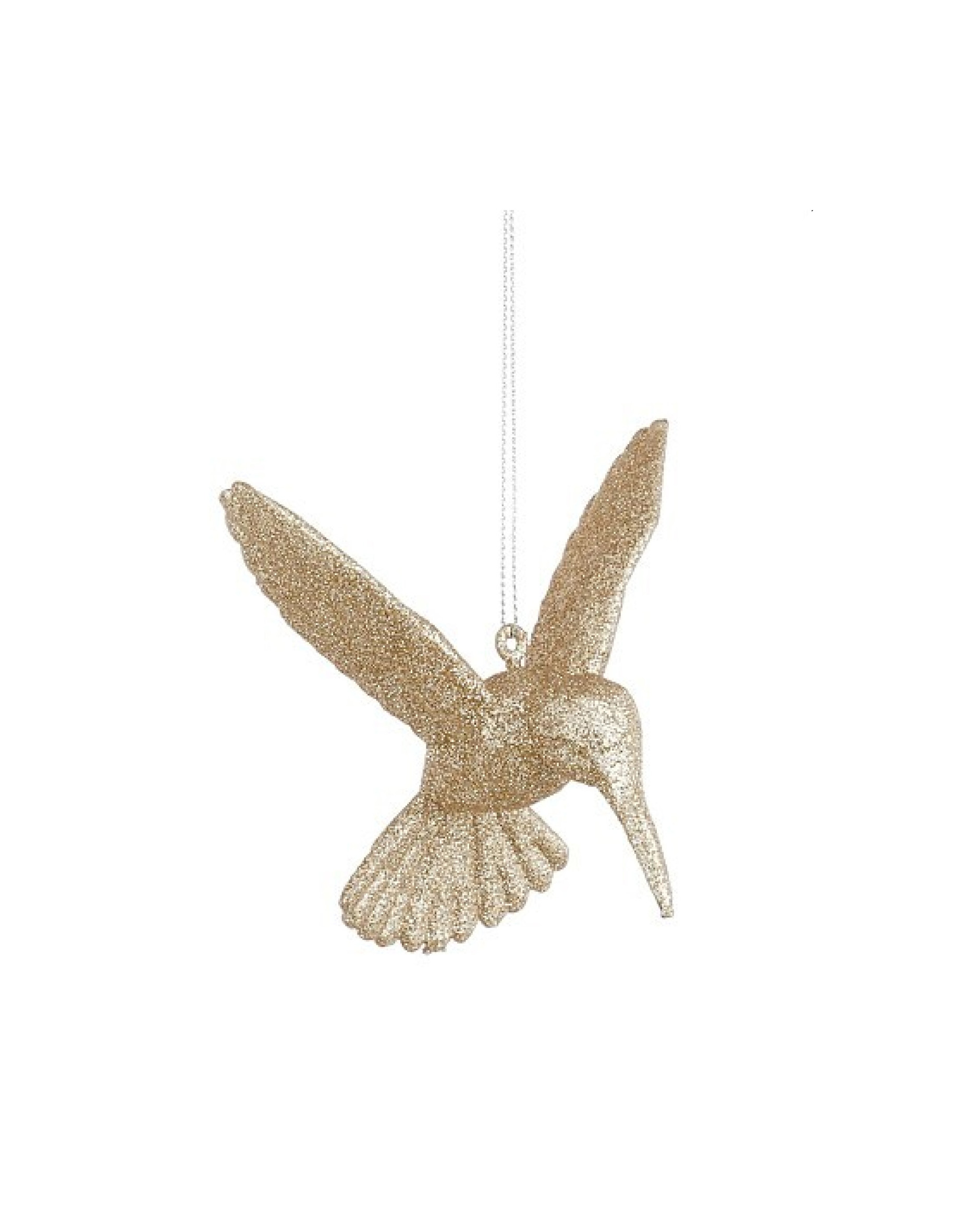 Elsa kolibri juletræspynt champagne