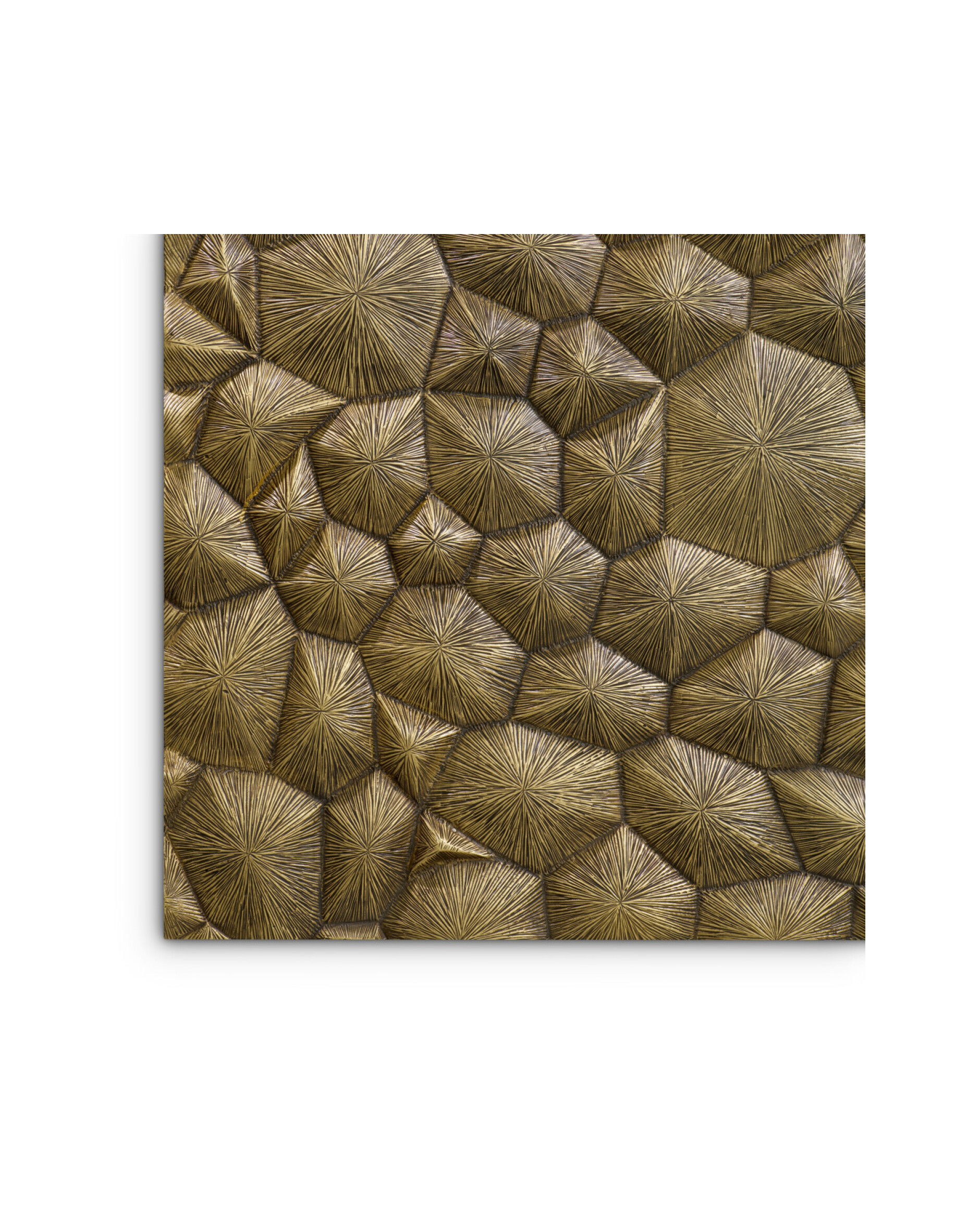 Ultimo Wall Decoration in Antique Brass