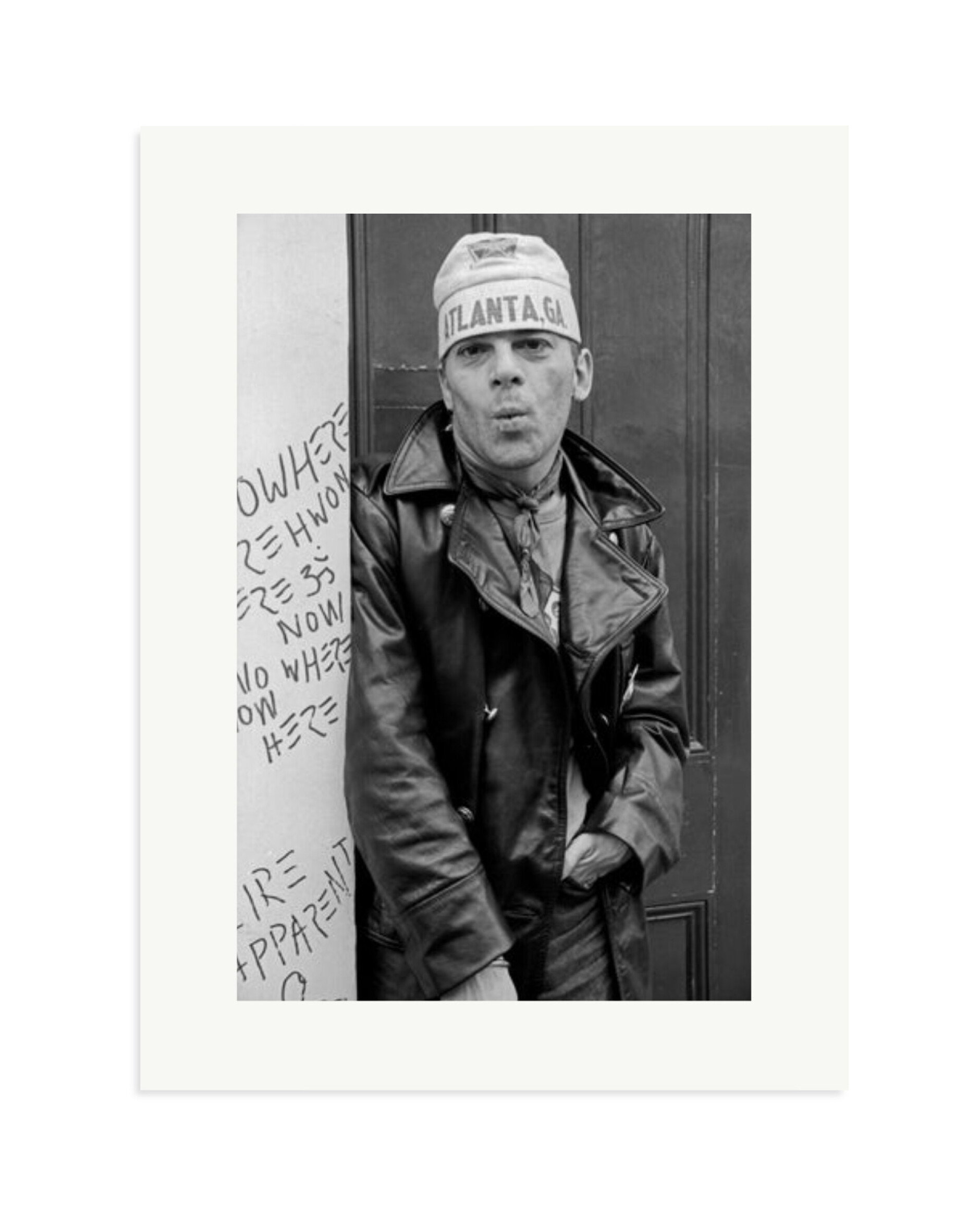 Ian Dury Outside Stiff Records 1978 London Print Only / XL