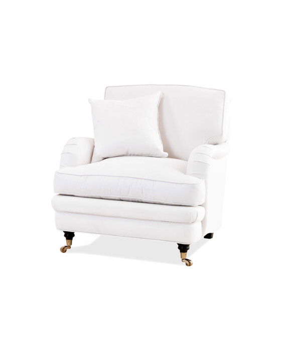 Newport Howard Heritage fåtölj off-white