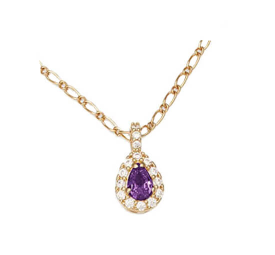 Bianca halsband amethyst