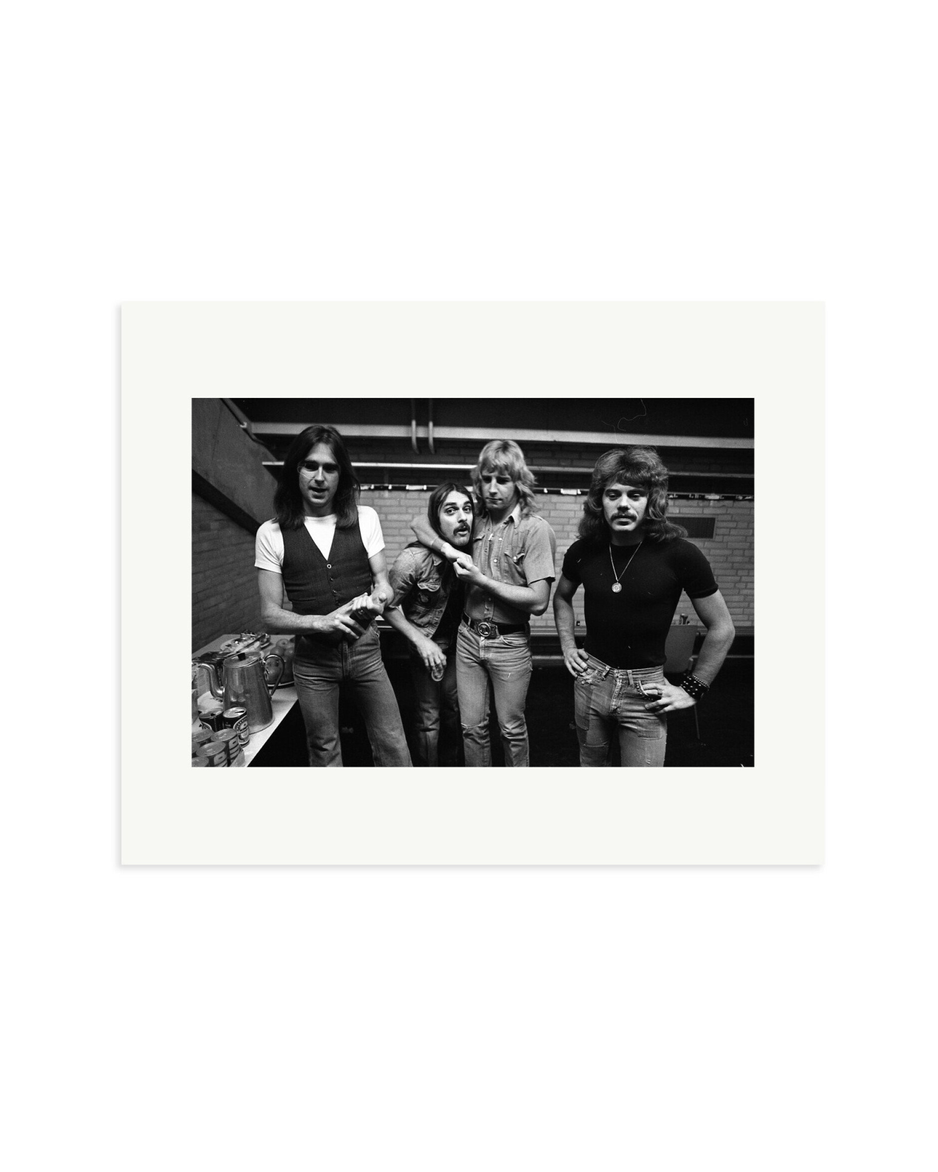 Status Quo Backstage in Amsterdam Print Only / Medium
