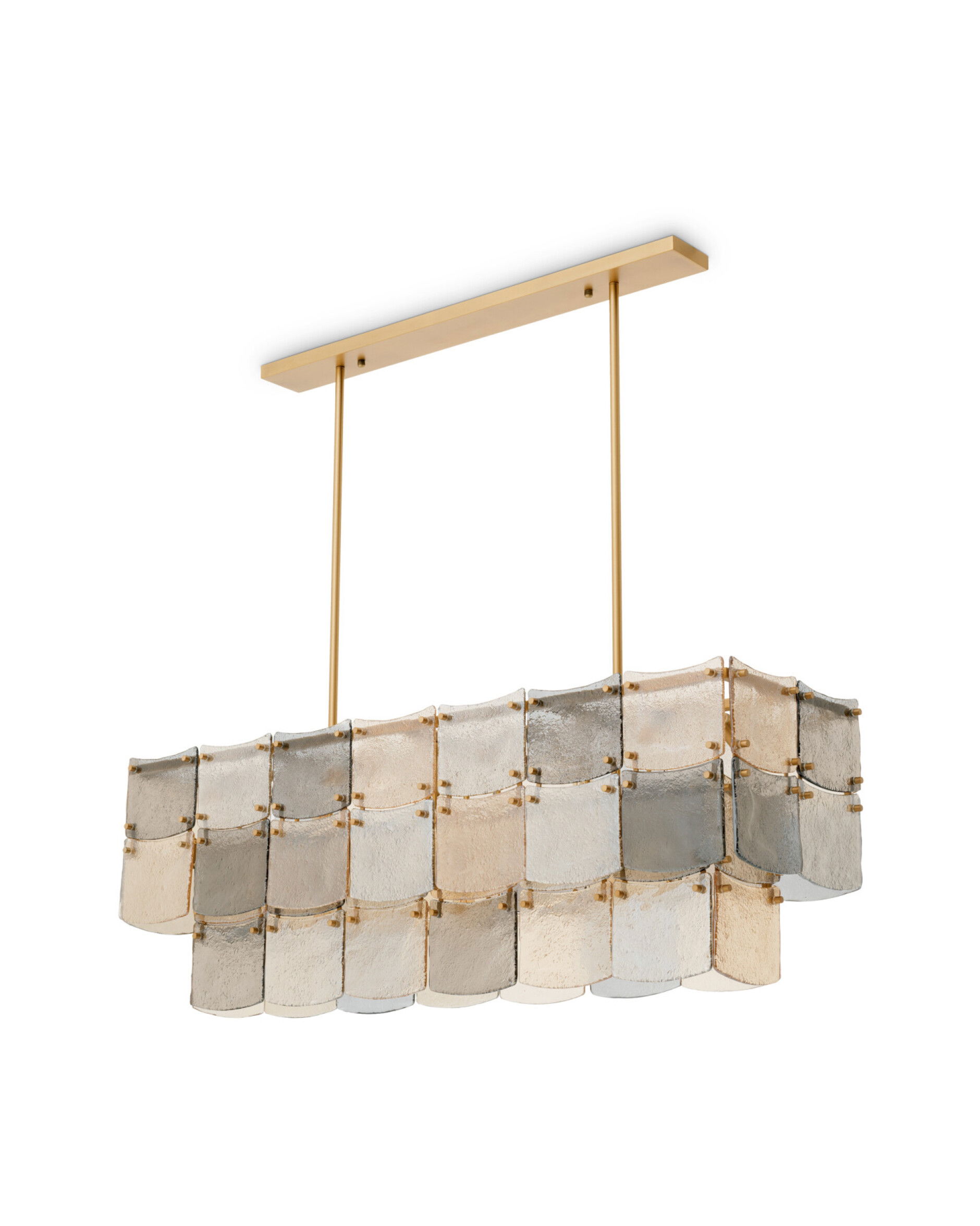 Laurent plafondlamp antiek messing