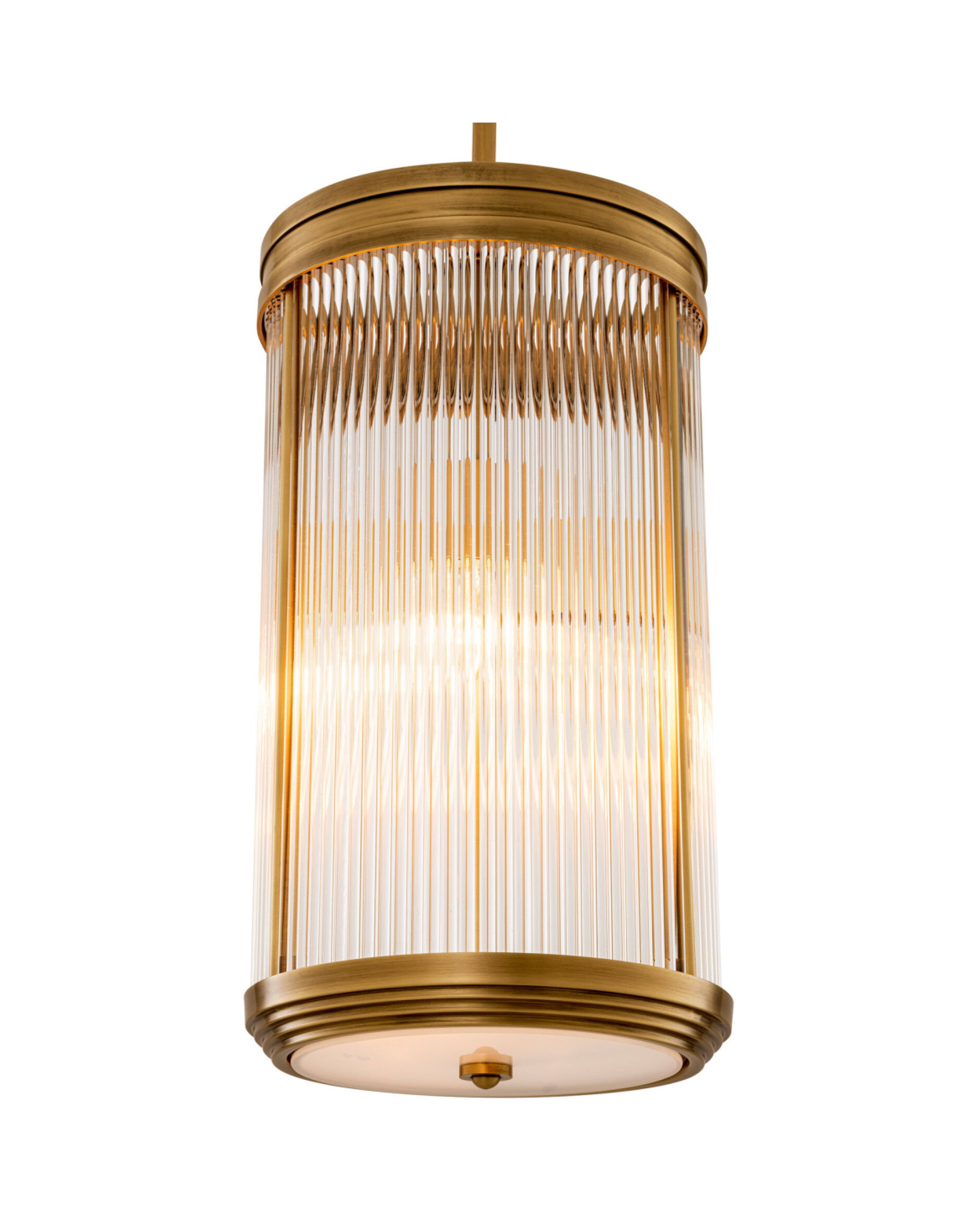 Rousseau Pendant Antique Brass