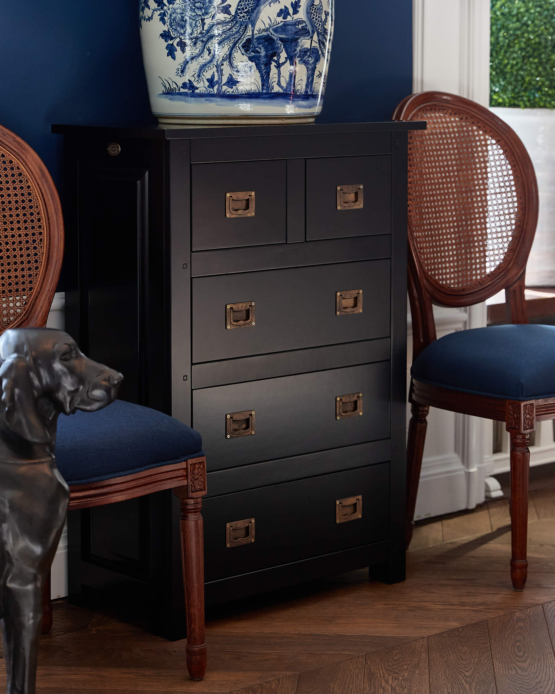 Backbay Chest of Drawers Modern Black