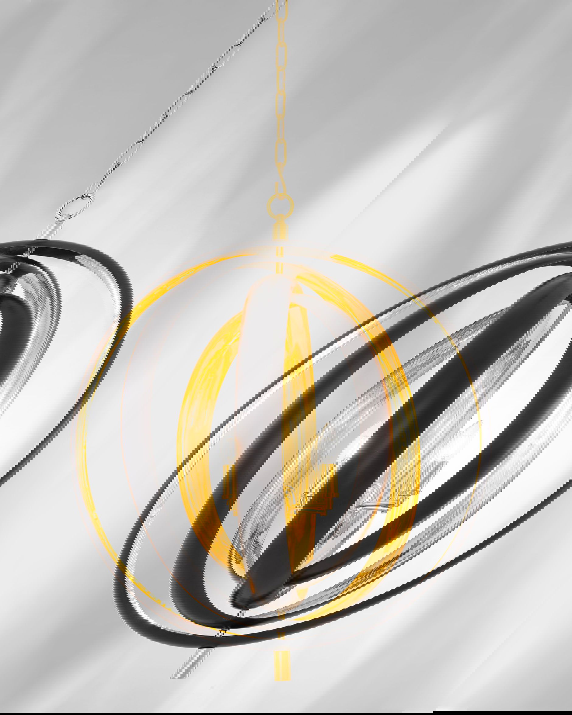 Riley Chandelier Polished Brass