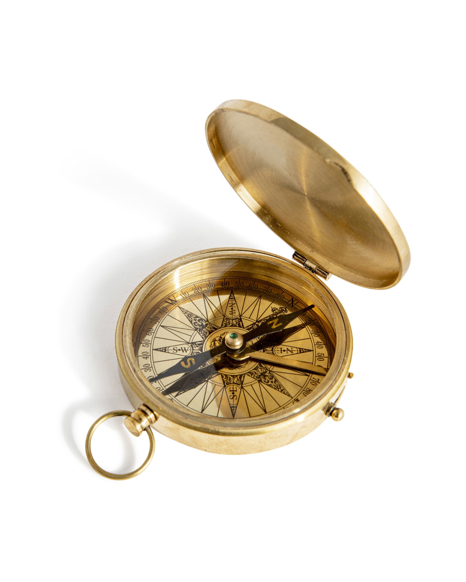 Fickkompass mässing