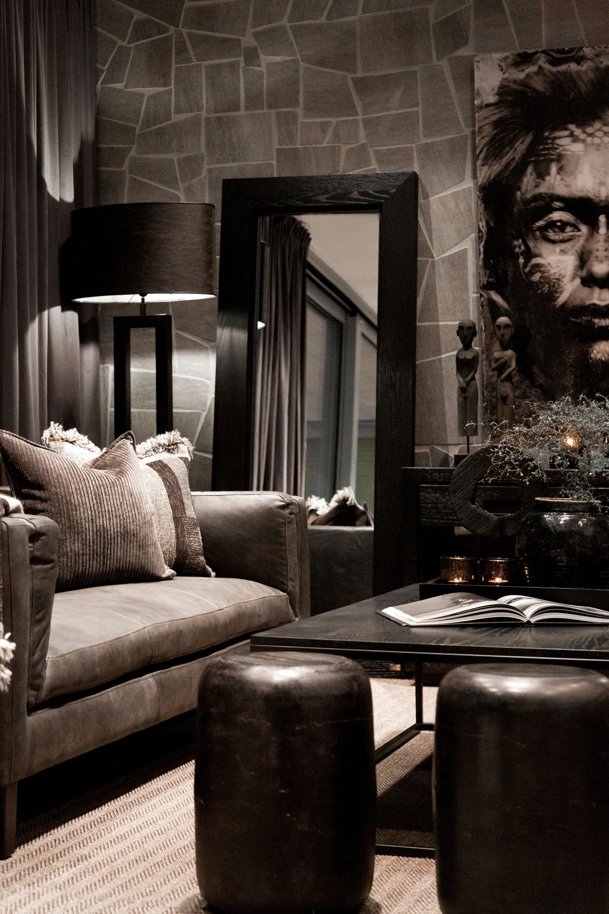 Hunter Mirror Black OUTLET