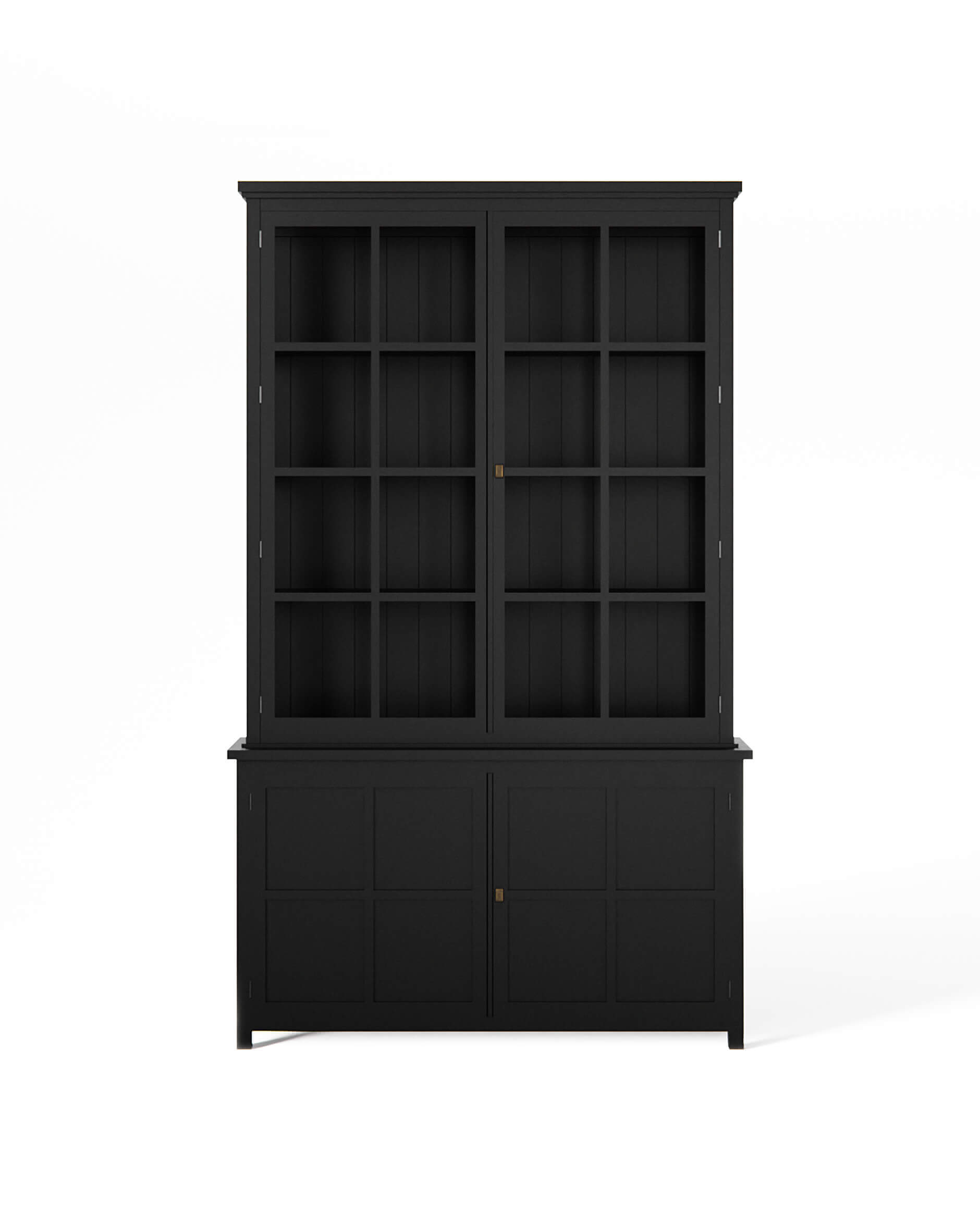 Rhode Island vitrinskåp modern black