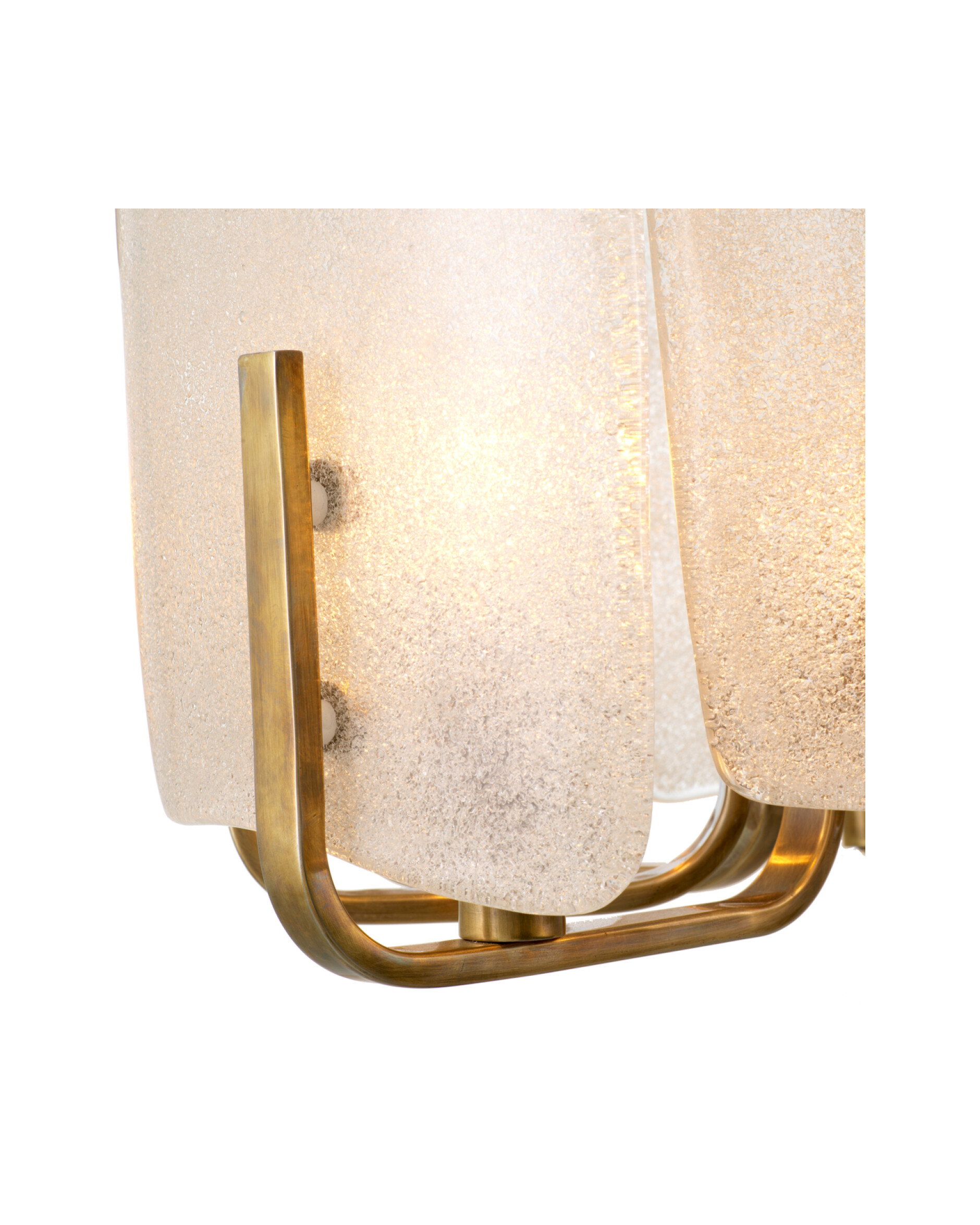 Serrano takkrona vintage mässing