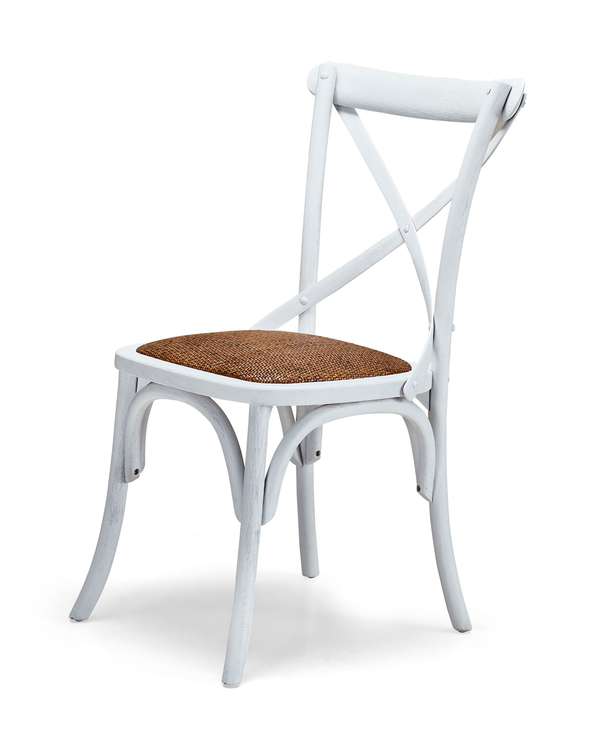 Newport Cross matstol vit