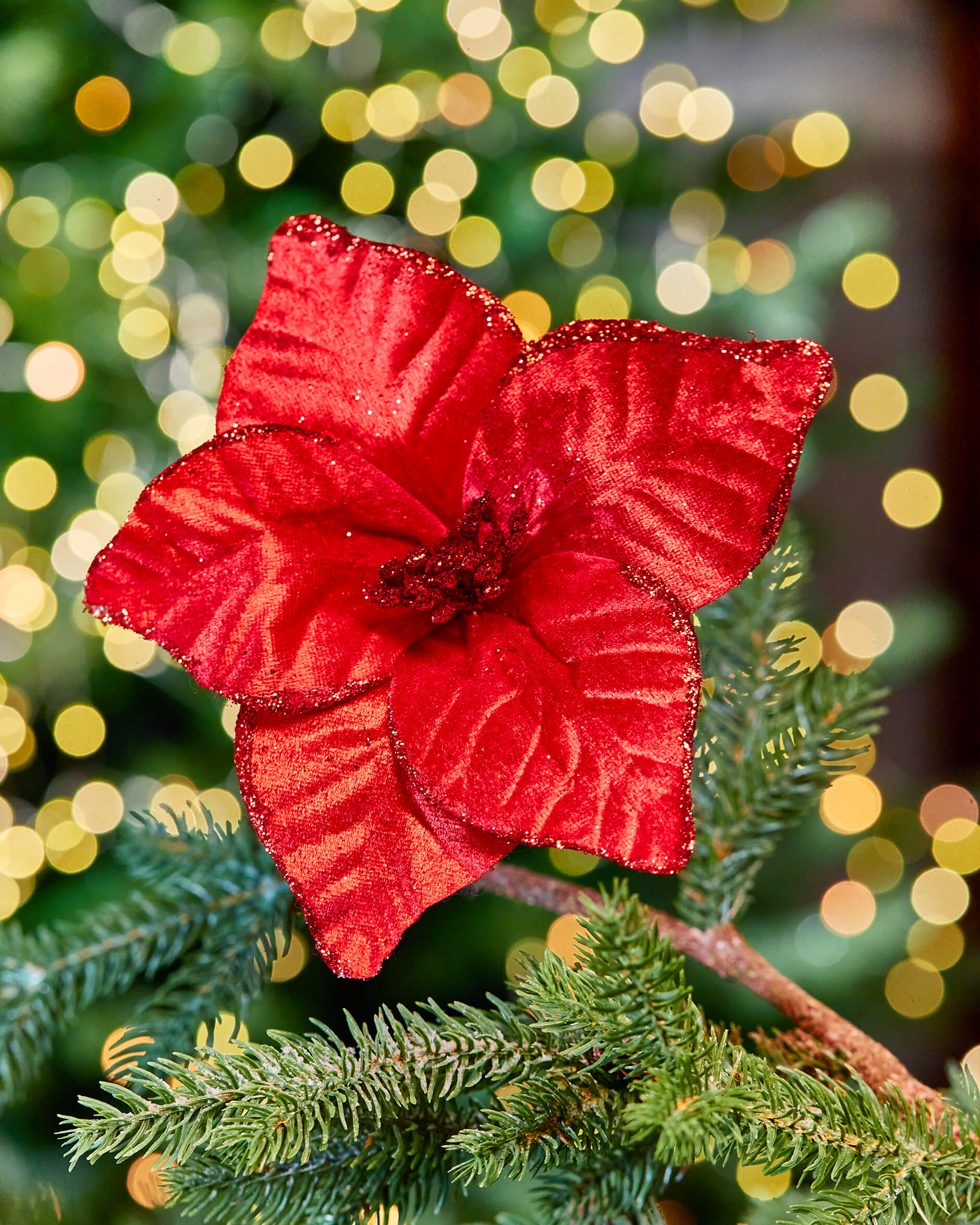 Josephine blomma juldekoration röd