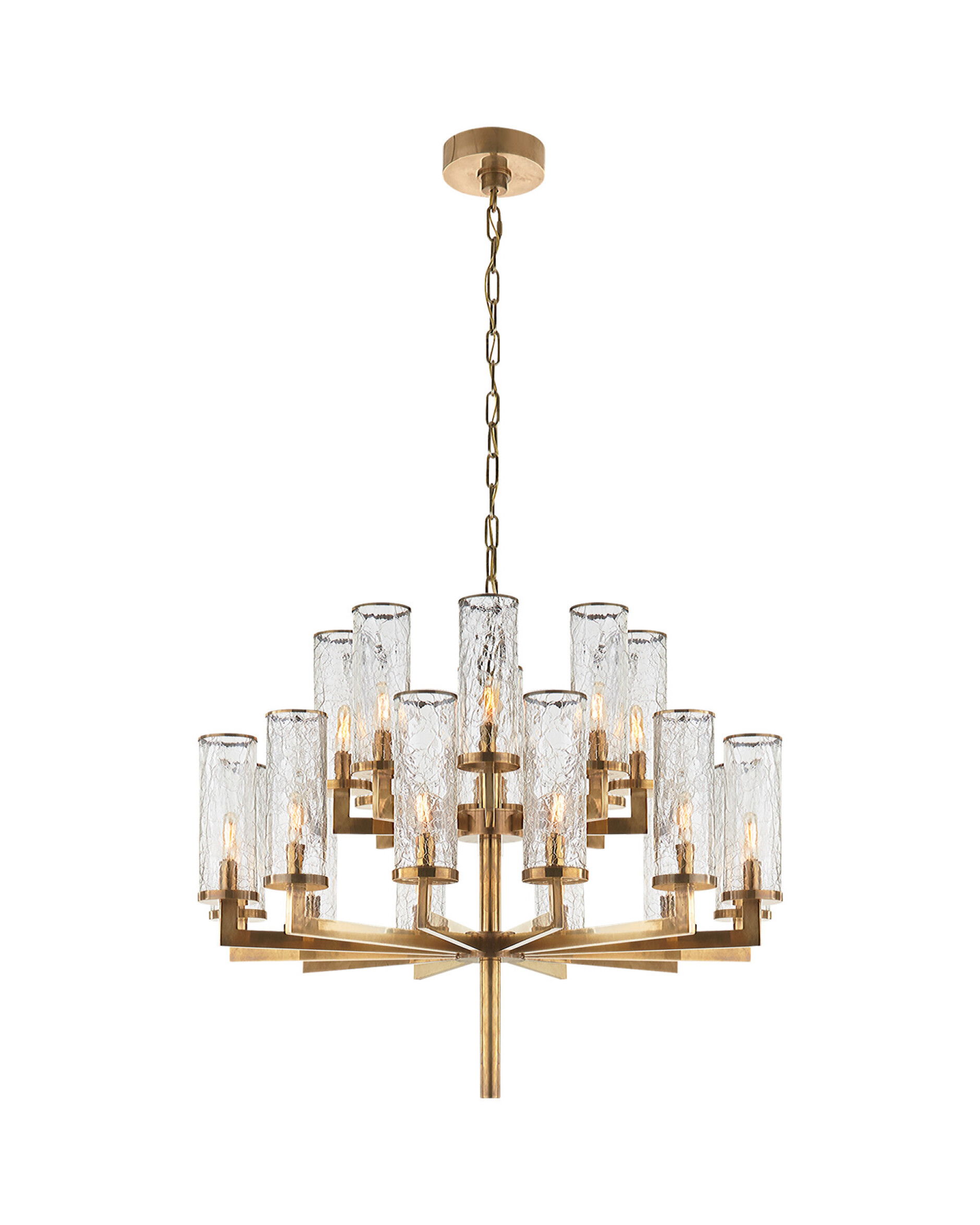 Liaison takkrona dubbel mässing