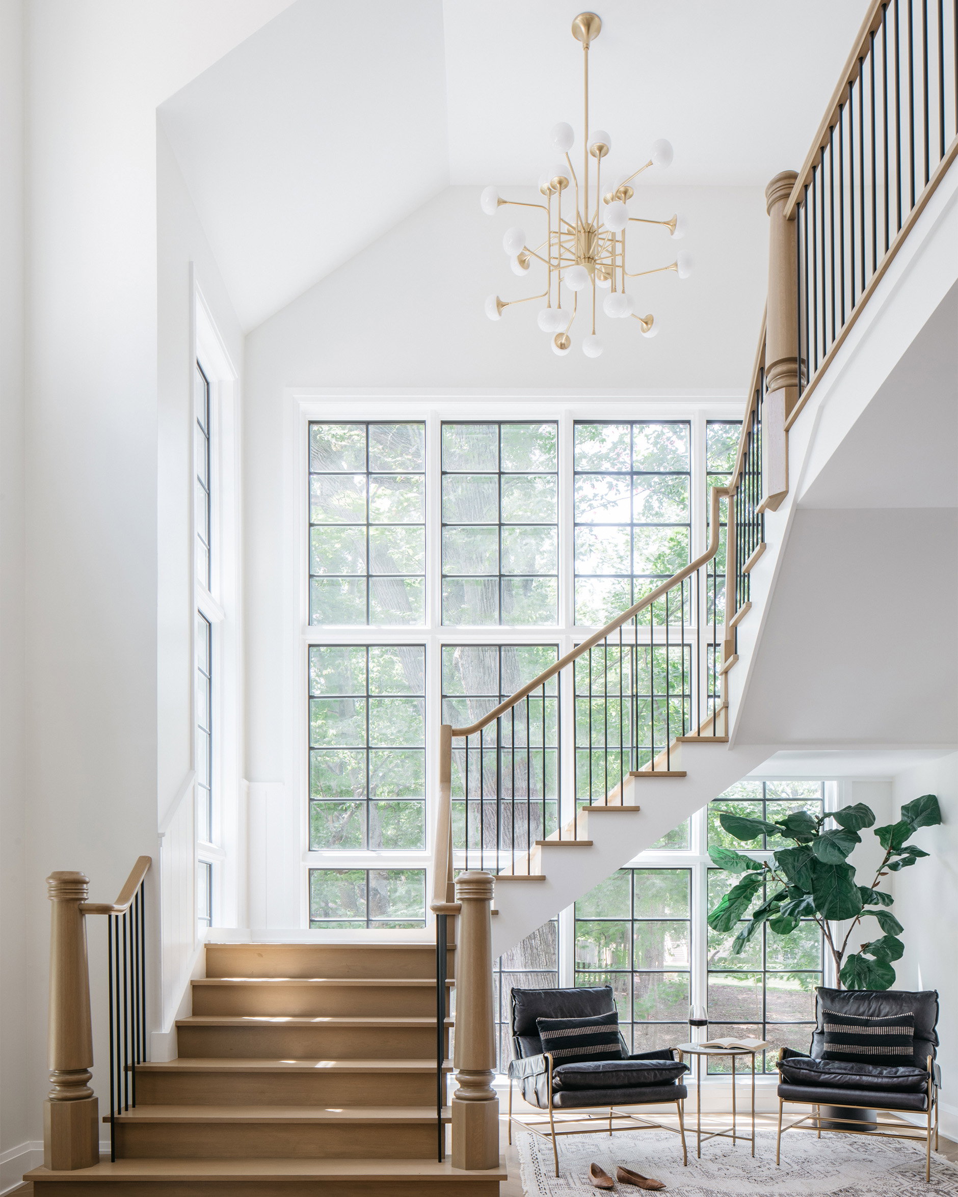 Fleming Chandelier Aged Brass