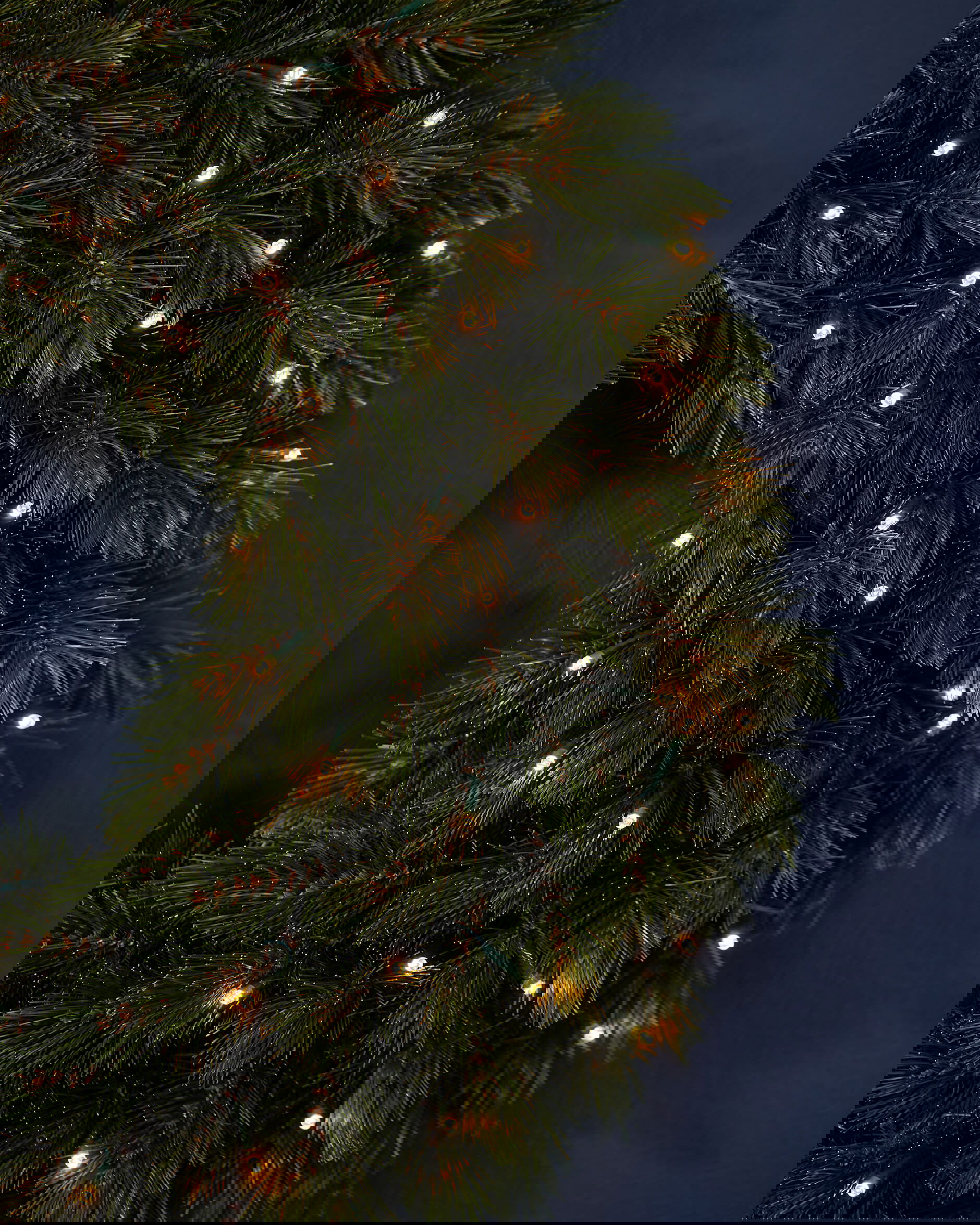 Frost julkrans belysning 60cm