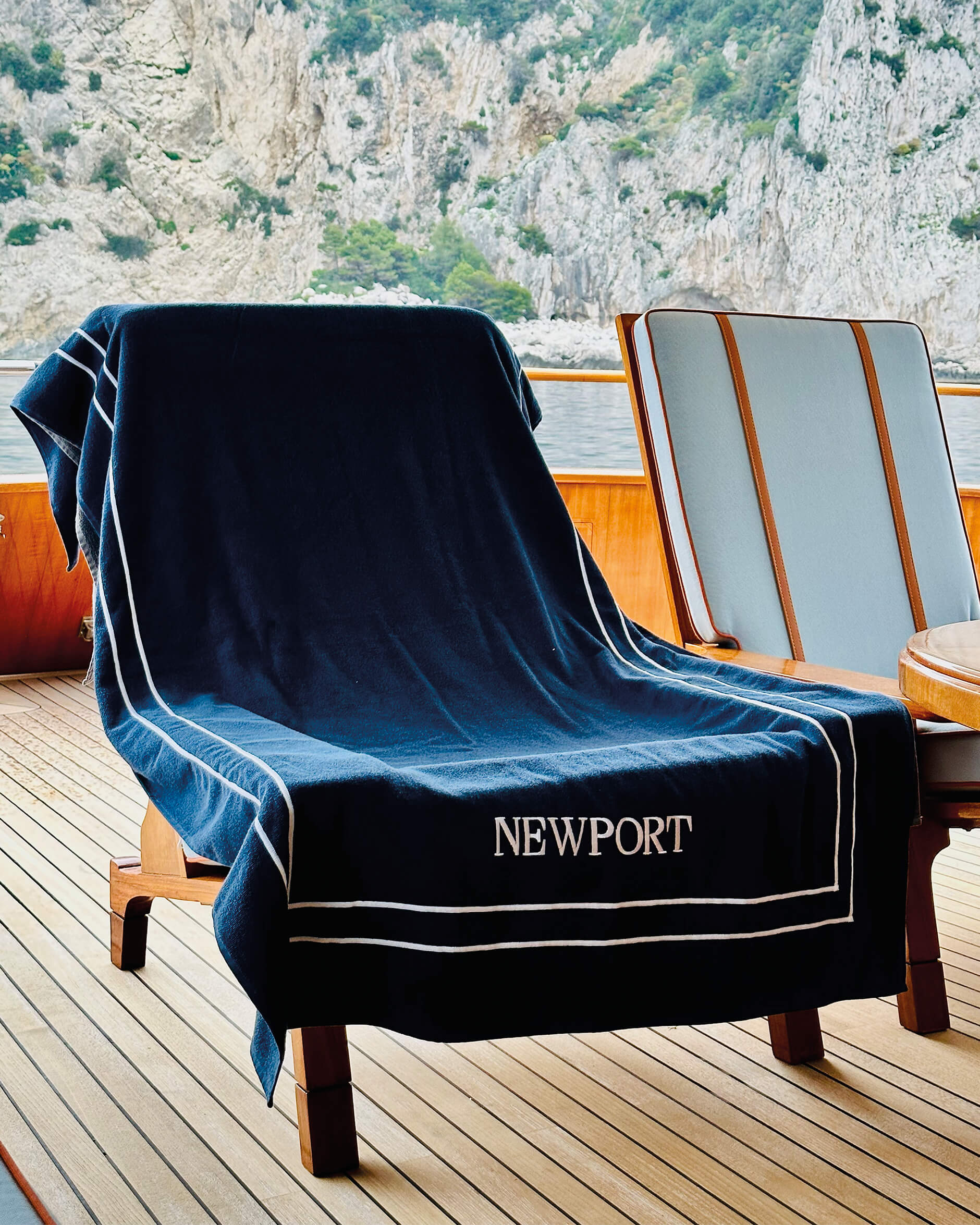 Capri strandhandduk navy