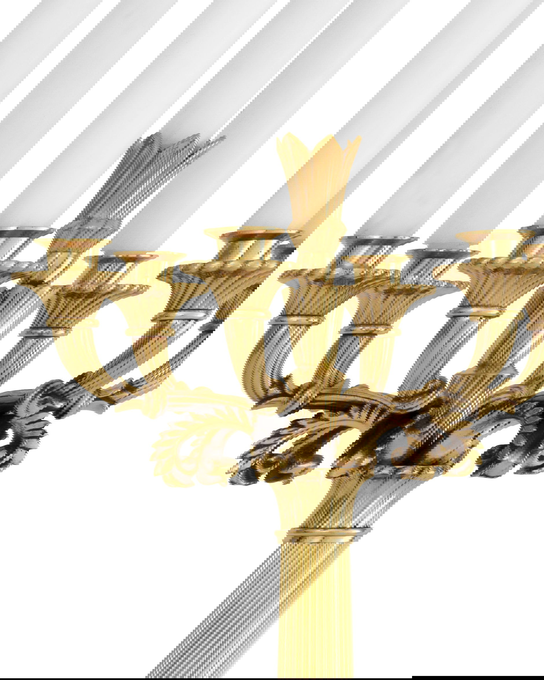 Jefferson Candle Holder Brass