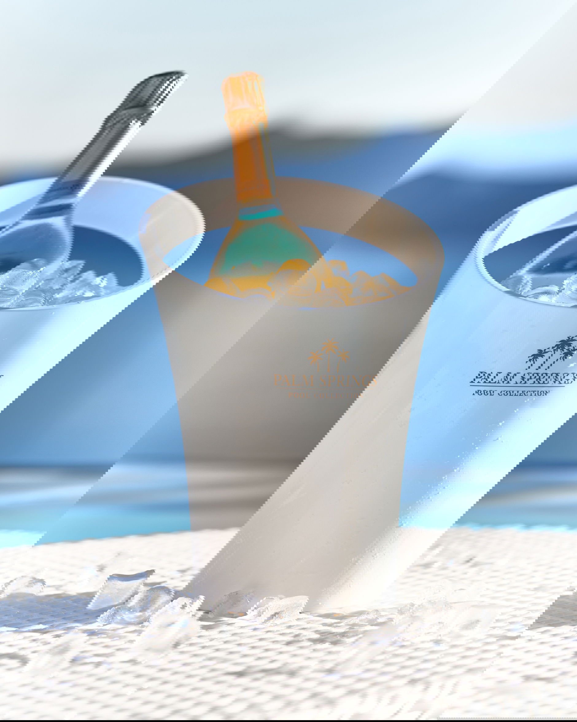 Palm Springs champagnekylare vit