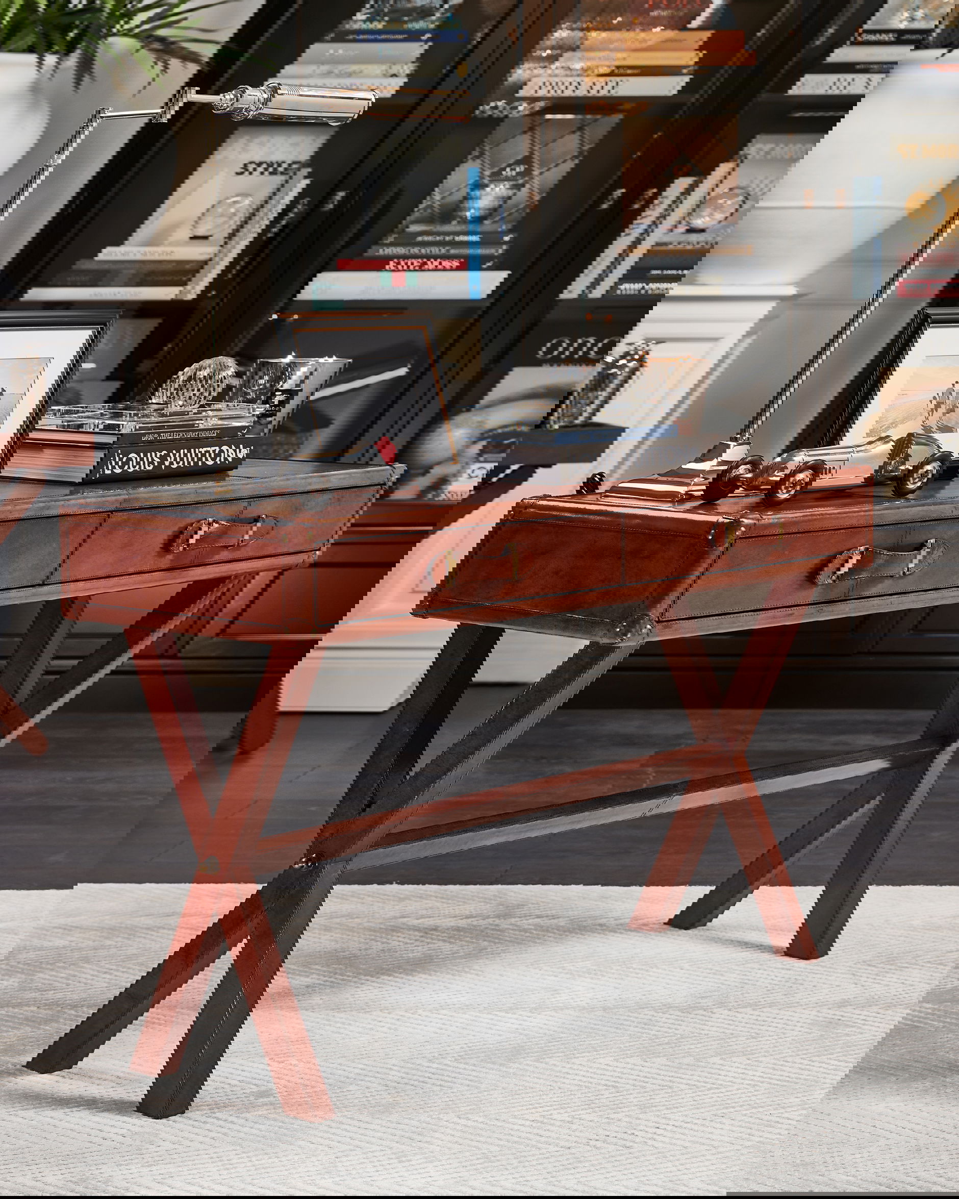 Kensington konsolbord läder