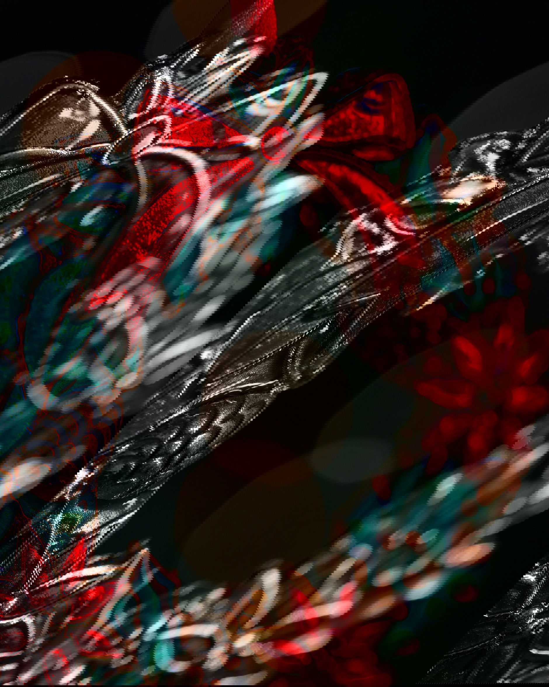 Estelle krans julgransdekoration grön