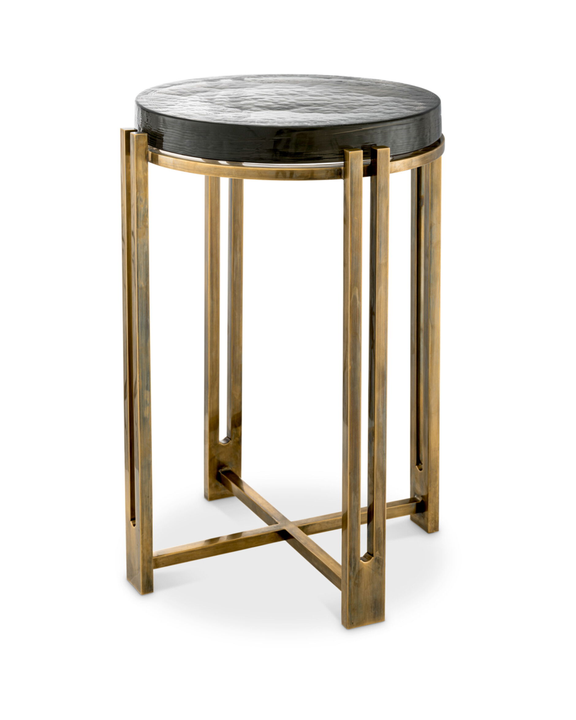 Claremont sidobord antik mässing