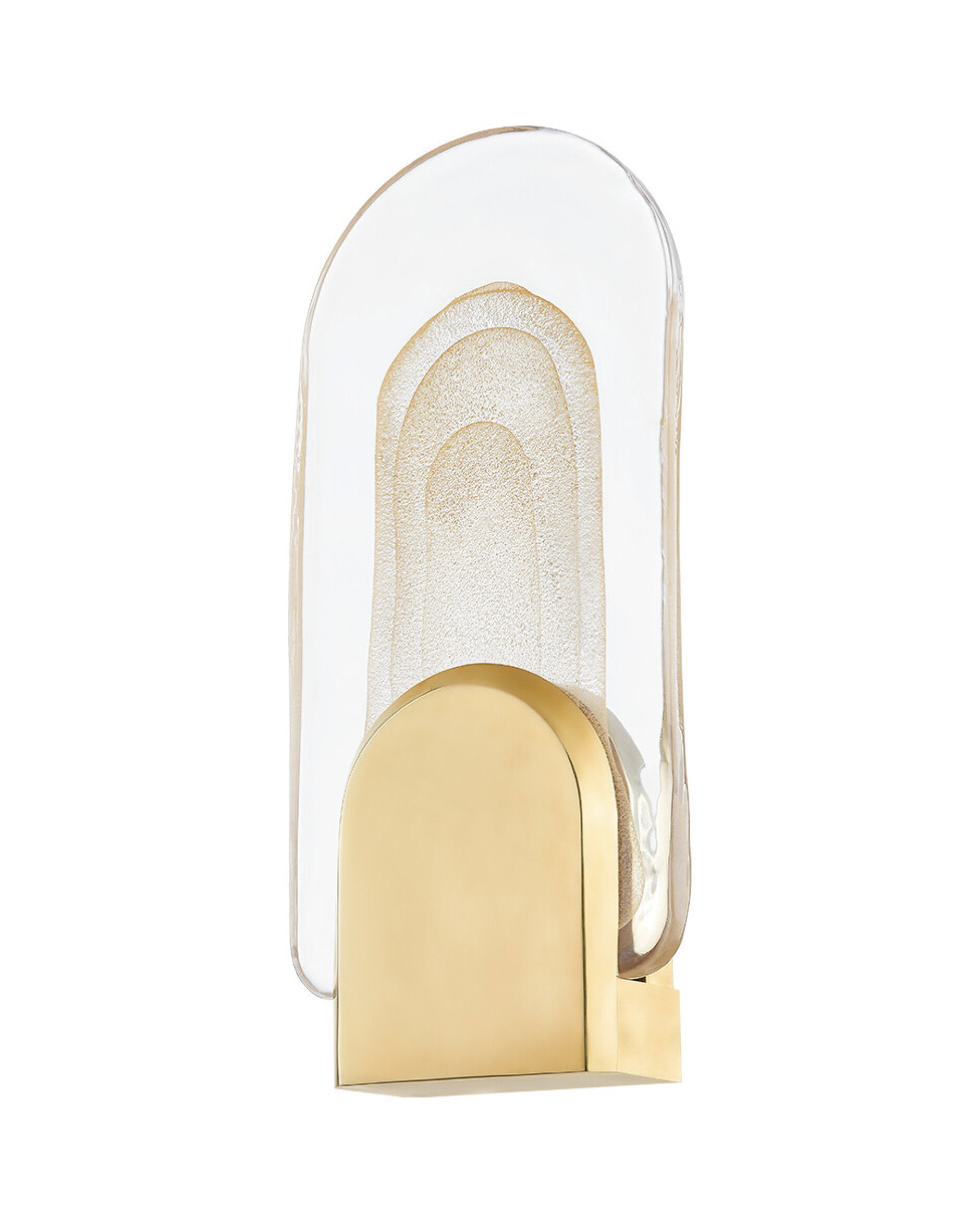Morganite vegglampe vintage messing